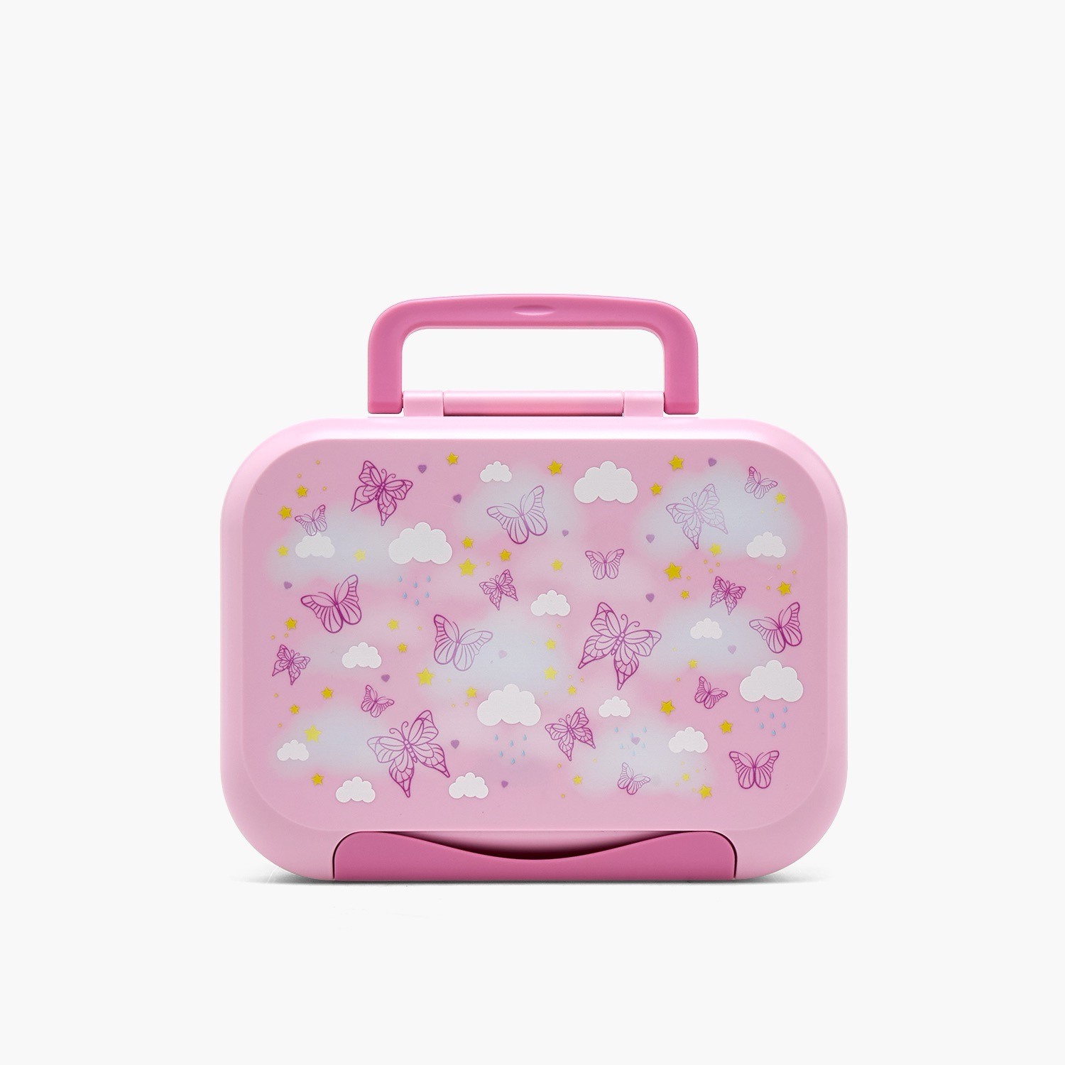 صندوق غداء للبنات بطبعات فراشات مع أقسام - 1.2 لتر-school-lunchessentials-lunchboxes-image-3