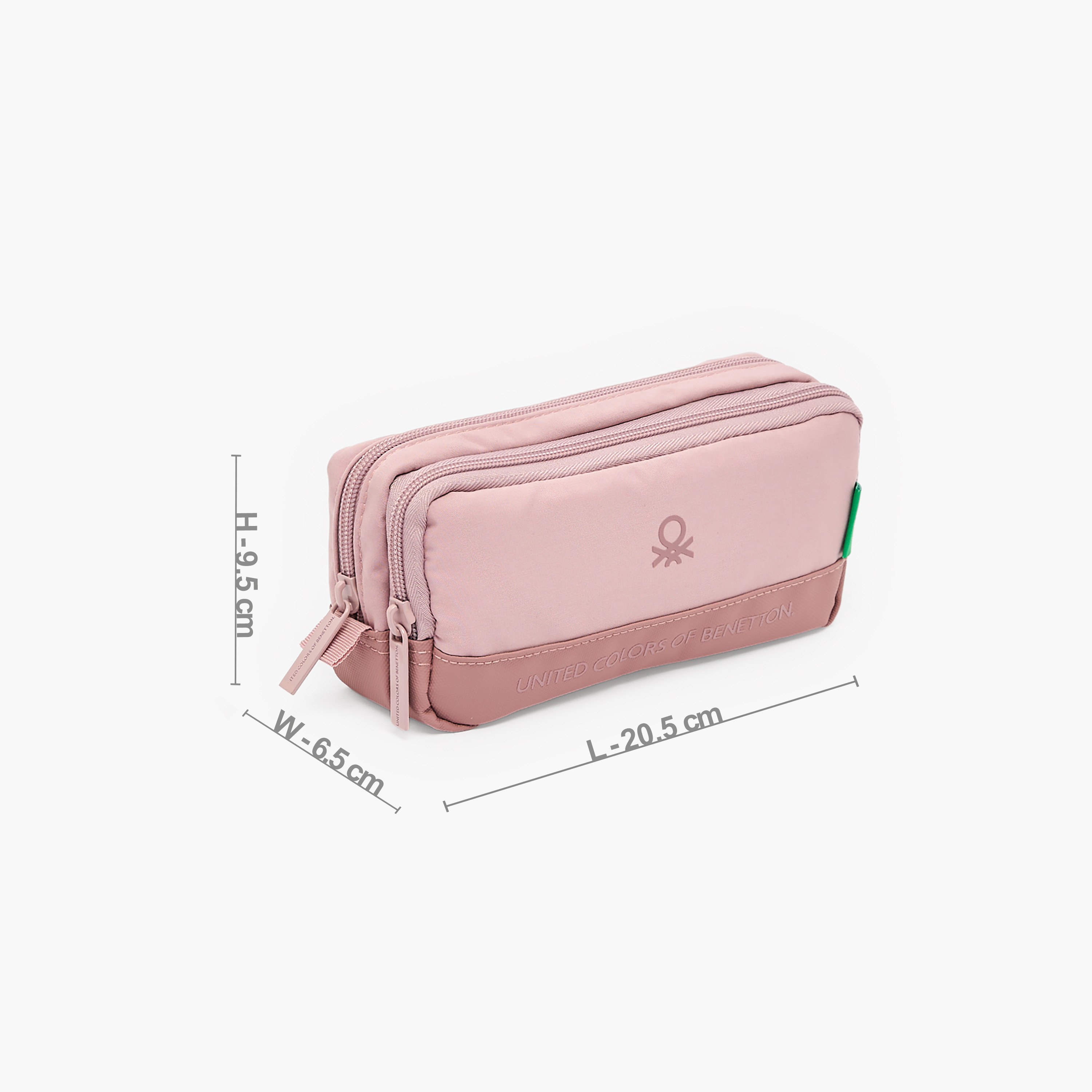 مقلمة بتصميم قوالب ملونة وقسمين من يونايتد كولورز أوف بينيتون-school-stationery-pencilcases-image-3