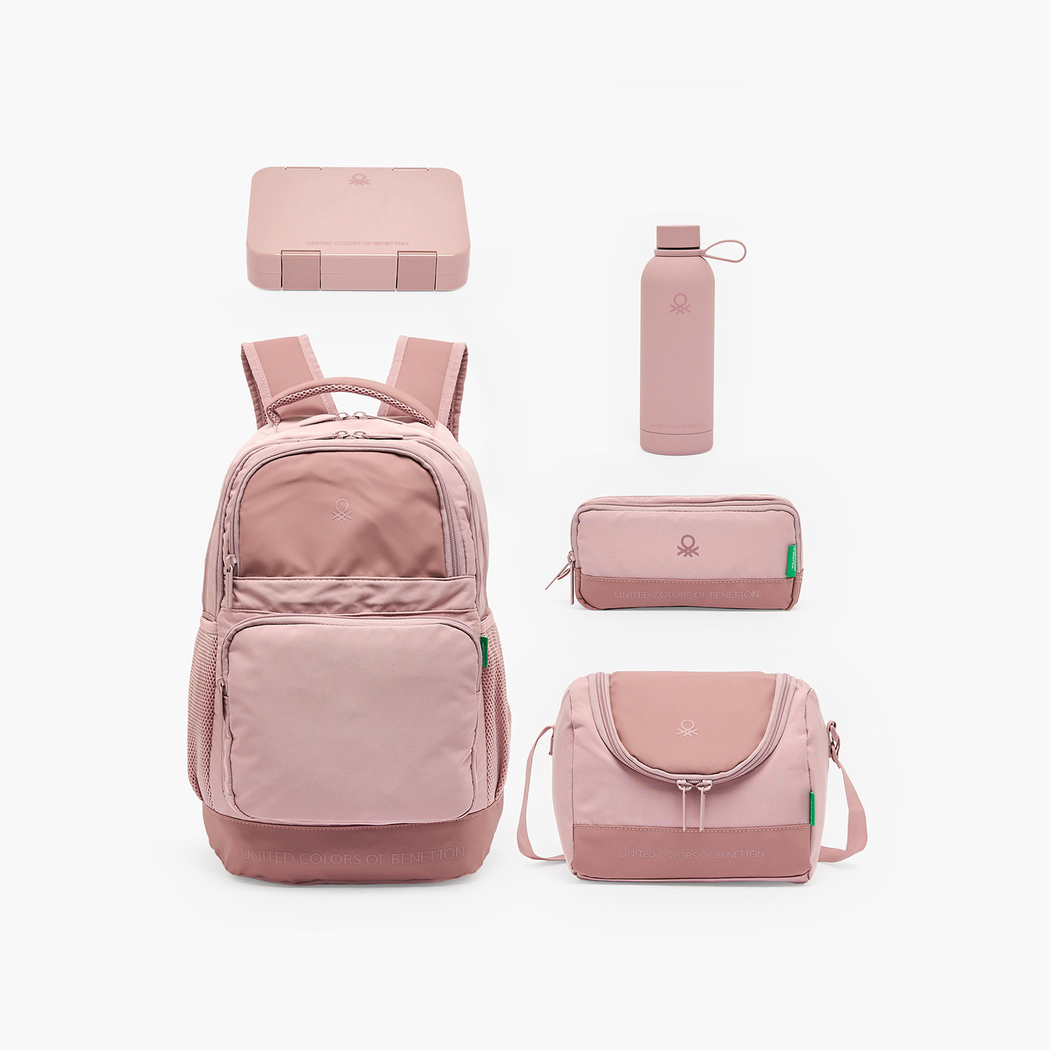 مقلمة بتصميم قوالب ملونة وقسمين من يونايتد كولورز أوف بينيتون-school-stationery-pencilcases-image-8