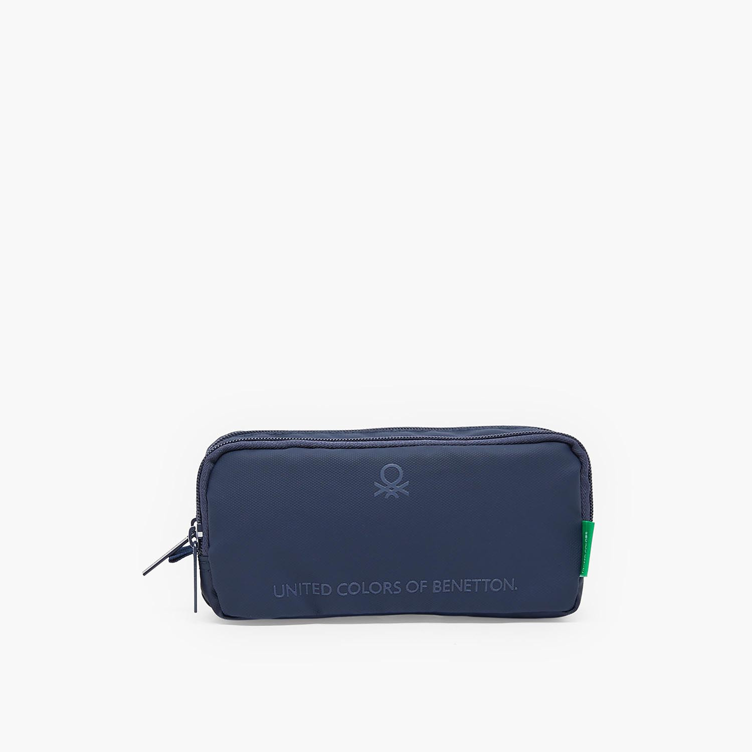 مقلمة قسمين بطبعة شعار من يونايتد كولورز أوف بينيتون-school-stationery-pencilcases-image-1