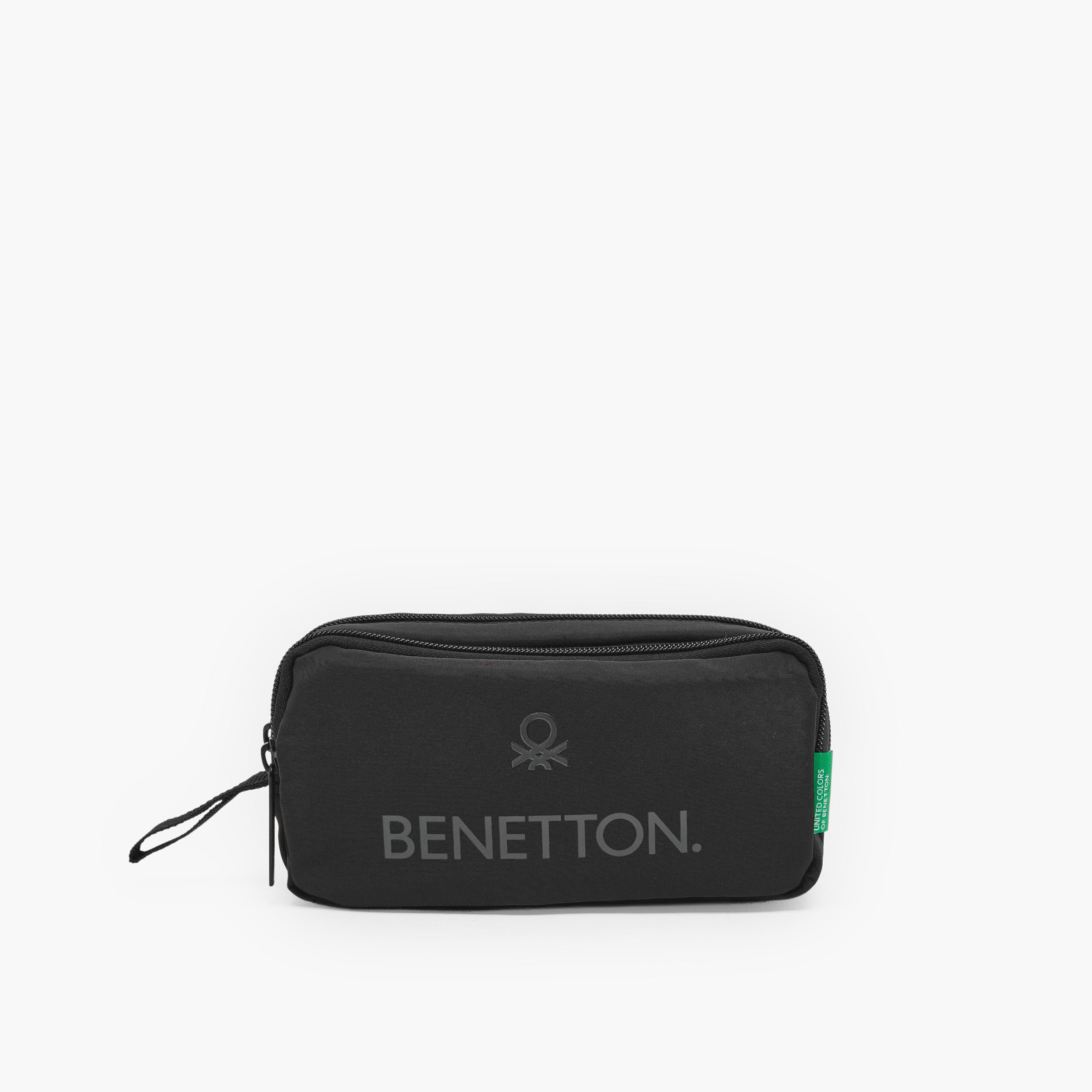 مقلمة بقسمين وطبعات شعار من يونايتد كلرز أوف بينيتون-school-stationery-pencilcases-image-1