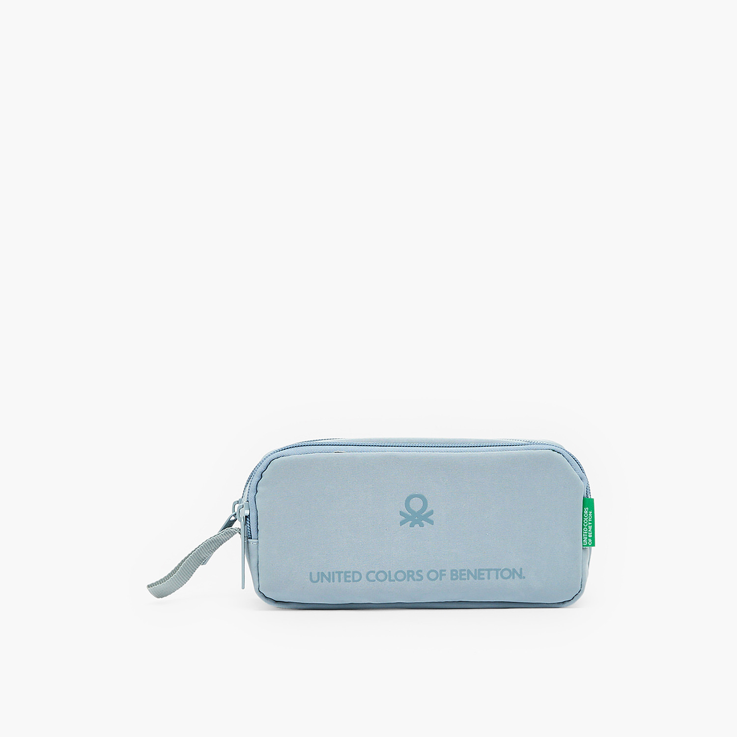 United Colors of Benetton Logo Design Pencil Pouch with 2 Compartments-school-stationery-pencilcases-image-1