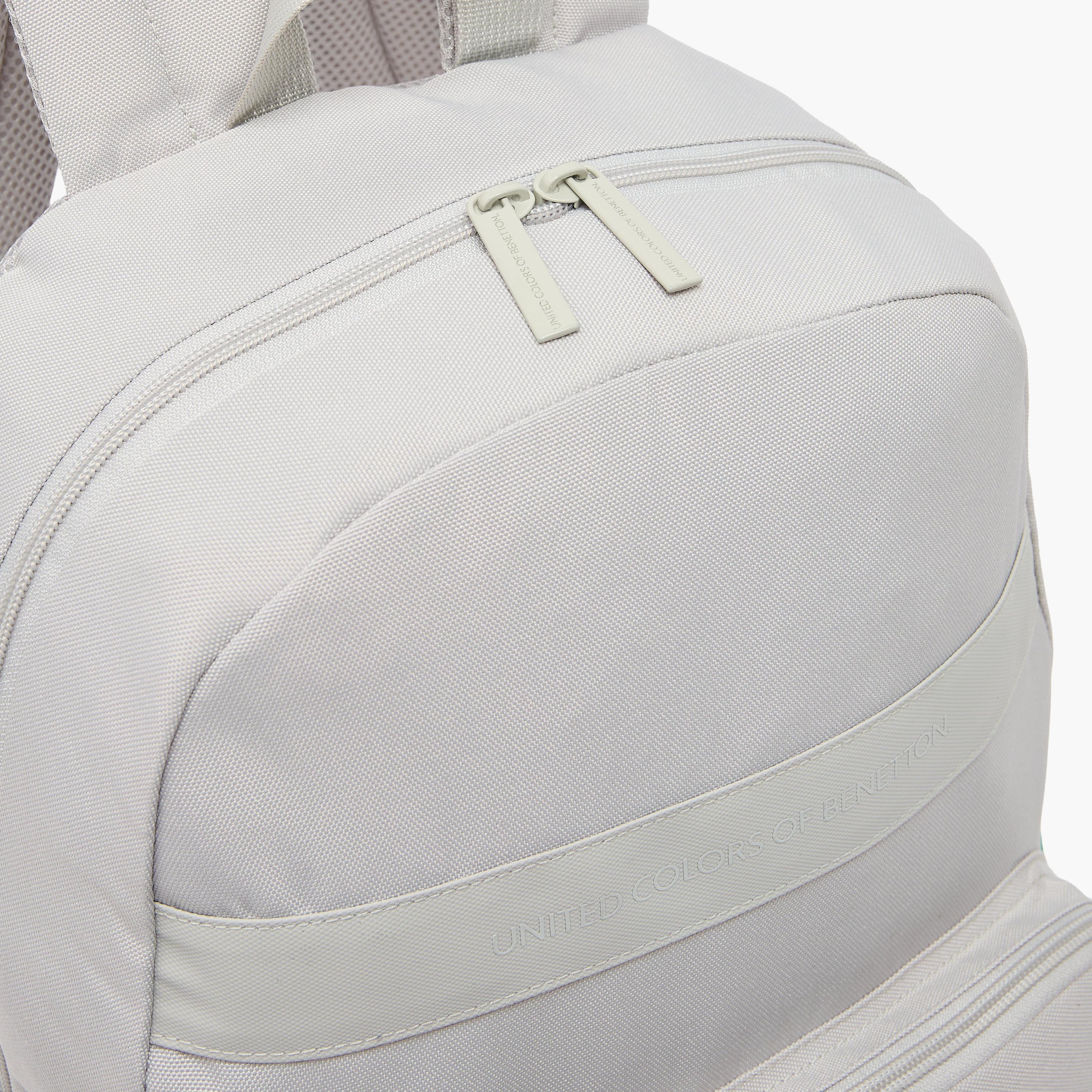United Colors of Benetton Logo Print Backpack for Boys 8-13 Years with Padded Straps - 17 inch-school-bagsandbackpacks-backpacks-image-3