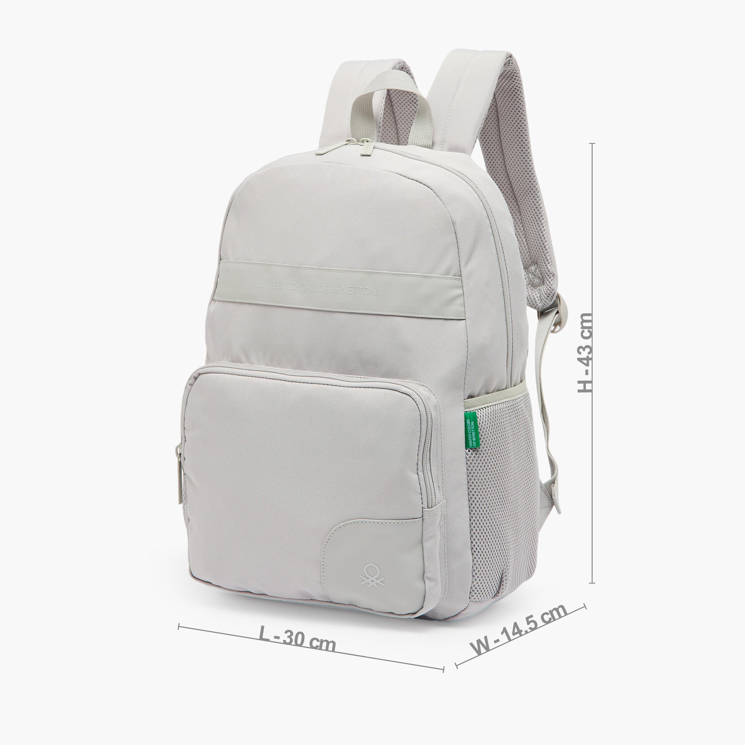 United Colors of Benetton Logo Print Backpack for Boys 8-13 Years with Padded Straps - 17 inch-school-bagsandbackpacks-backpacks-image-6