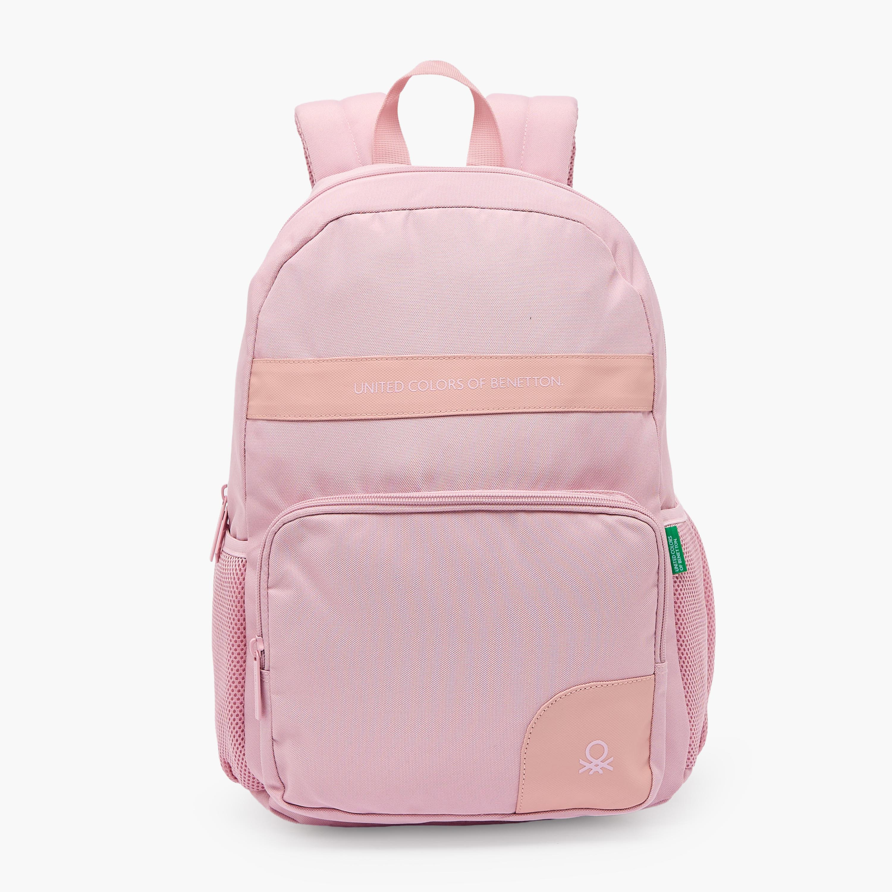 United Colors of Benetton Solid Backpack for Girls 8-13 Years with Adjustable Straps - 17 inches-school-bagsandbackpacks-backpacks-image-1