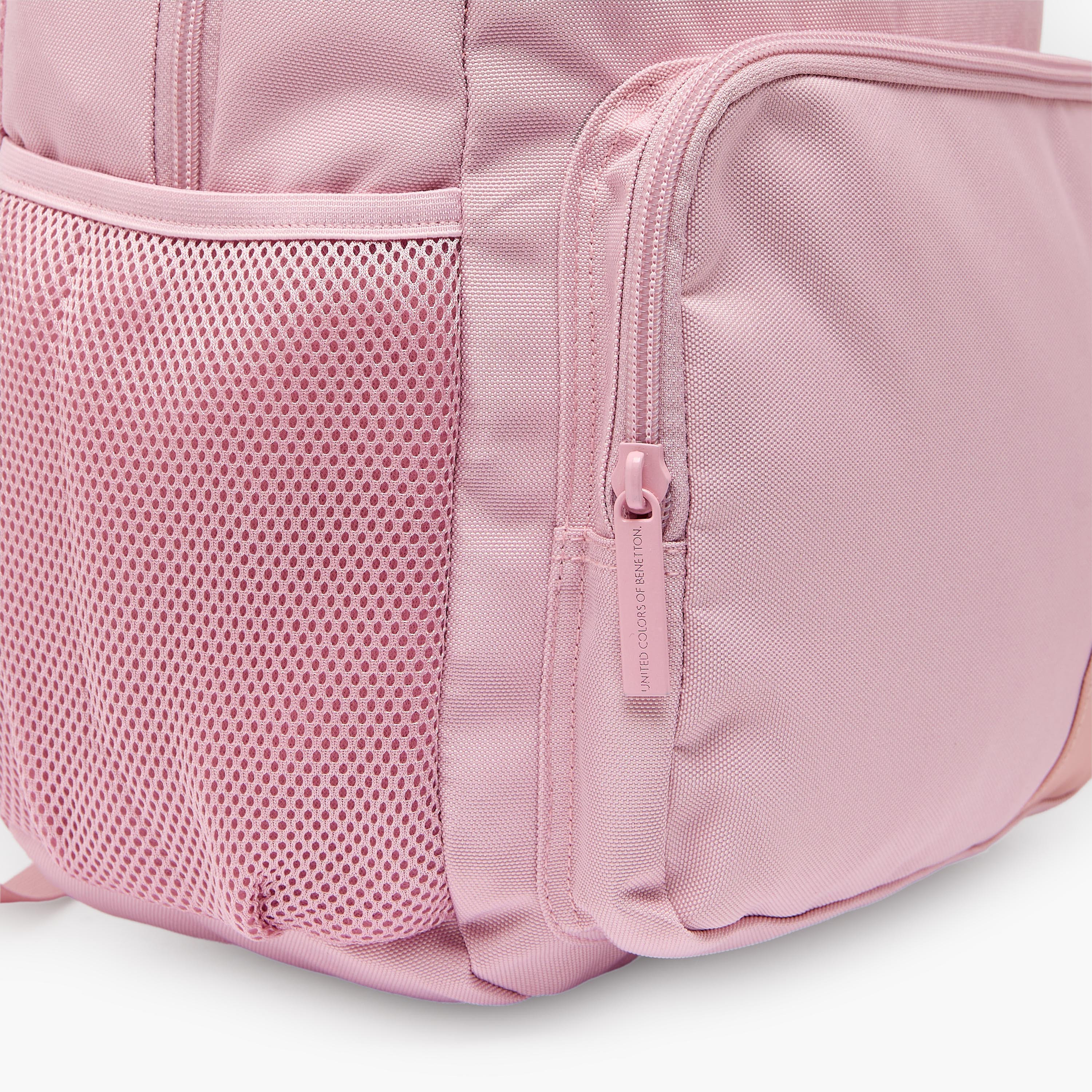 United Colors of Benetton Solid Backpack for Girls 8-13 Years with Adjustable Straps - 17 inches-school-bagsandbackpacks-backpacks-image-4