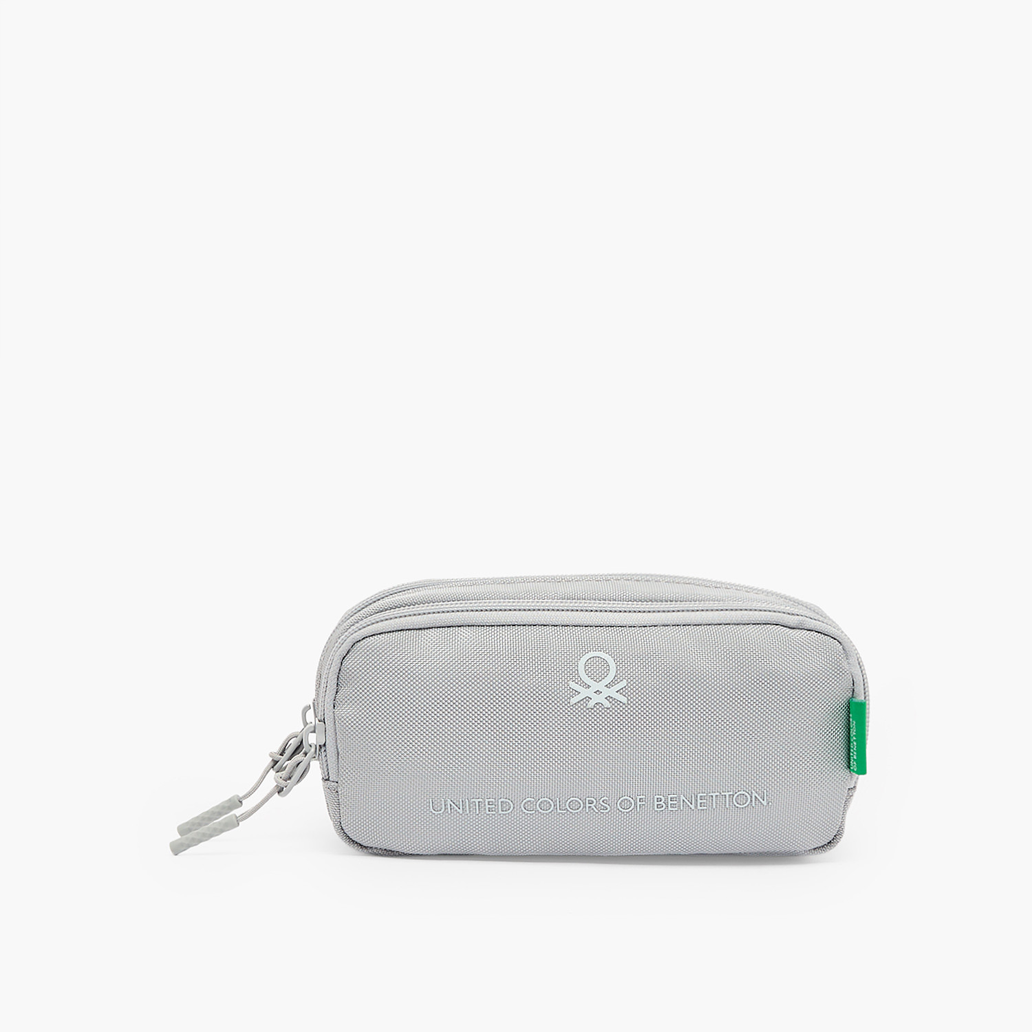 مقلمة بقسمين وطبعات شعار من يونايتد كلرز أوف بينيتون-school-stationery-pencilcases-image-1