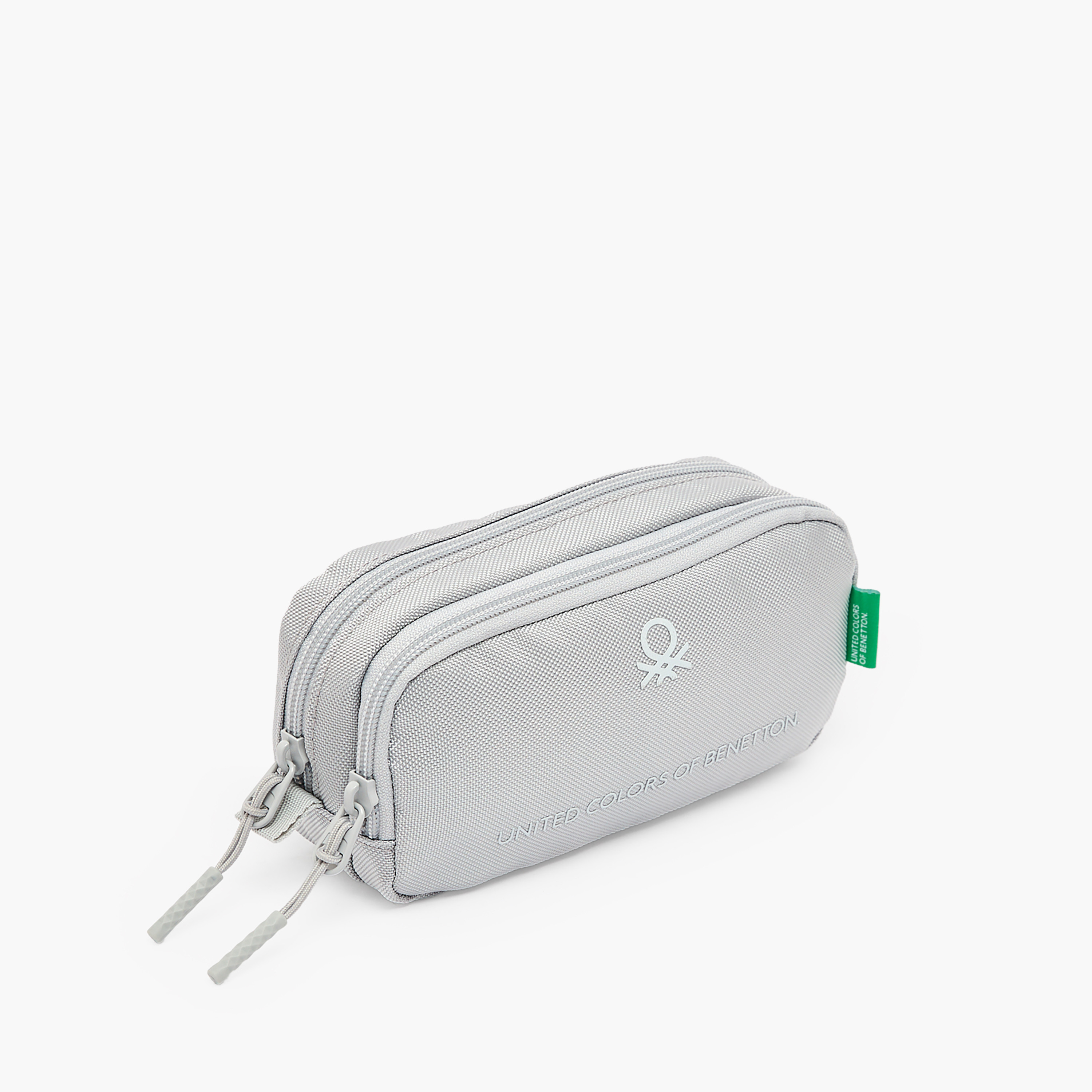 مقلمة بقسمين وطبعات شعار من يونايتد كلرز أوف بينيتون-school-stationery-pencilcases-image-2