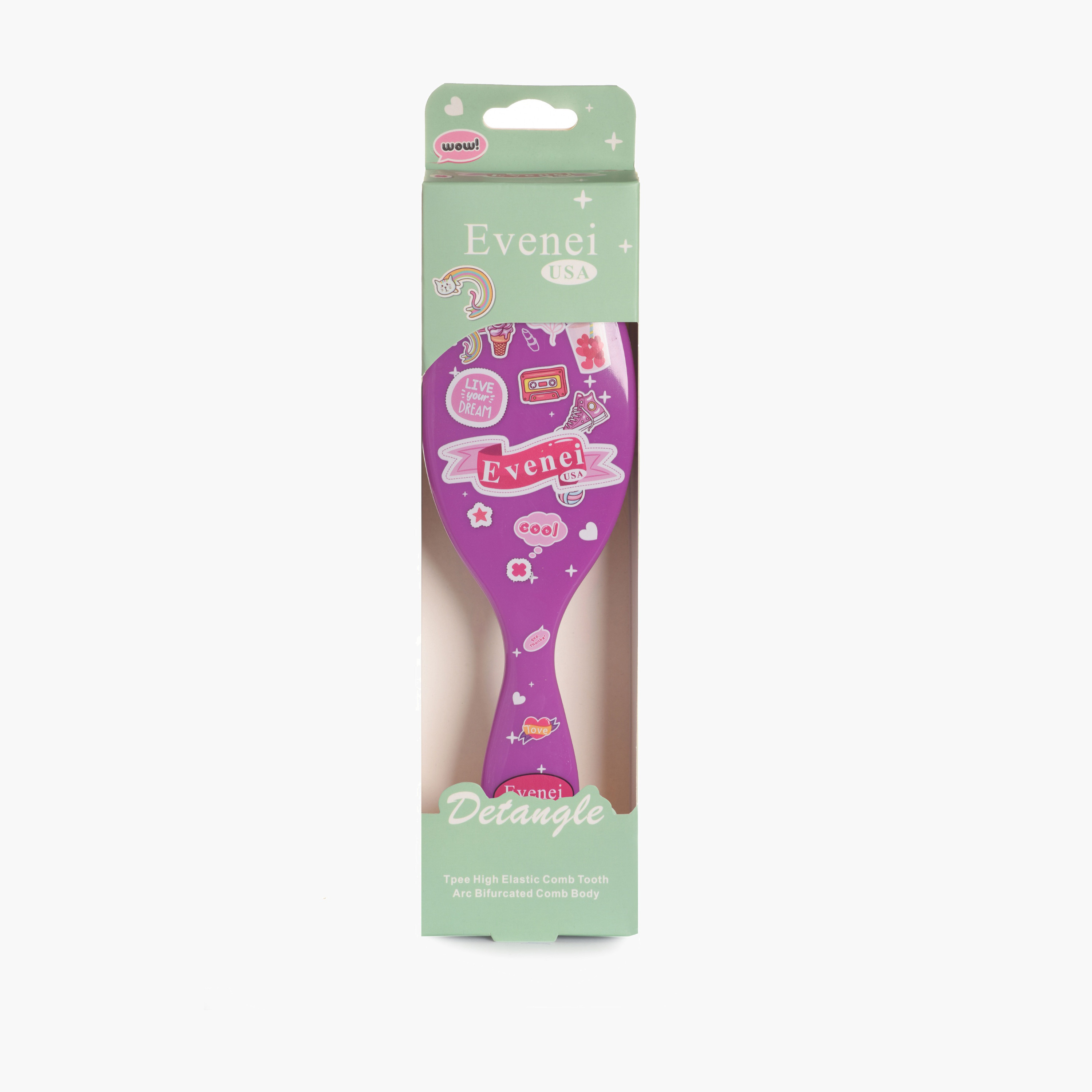 Evenei  Printed Detangling Hair Brush-beautyandpersonalcare-hair-stylingtools-hairbrushesandcombs-image-12