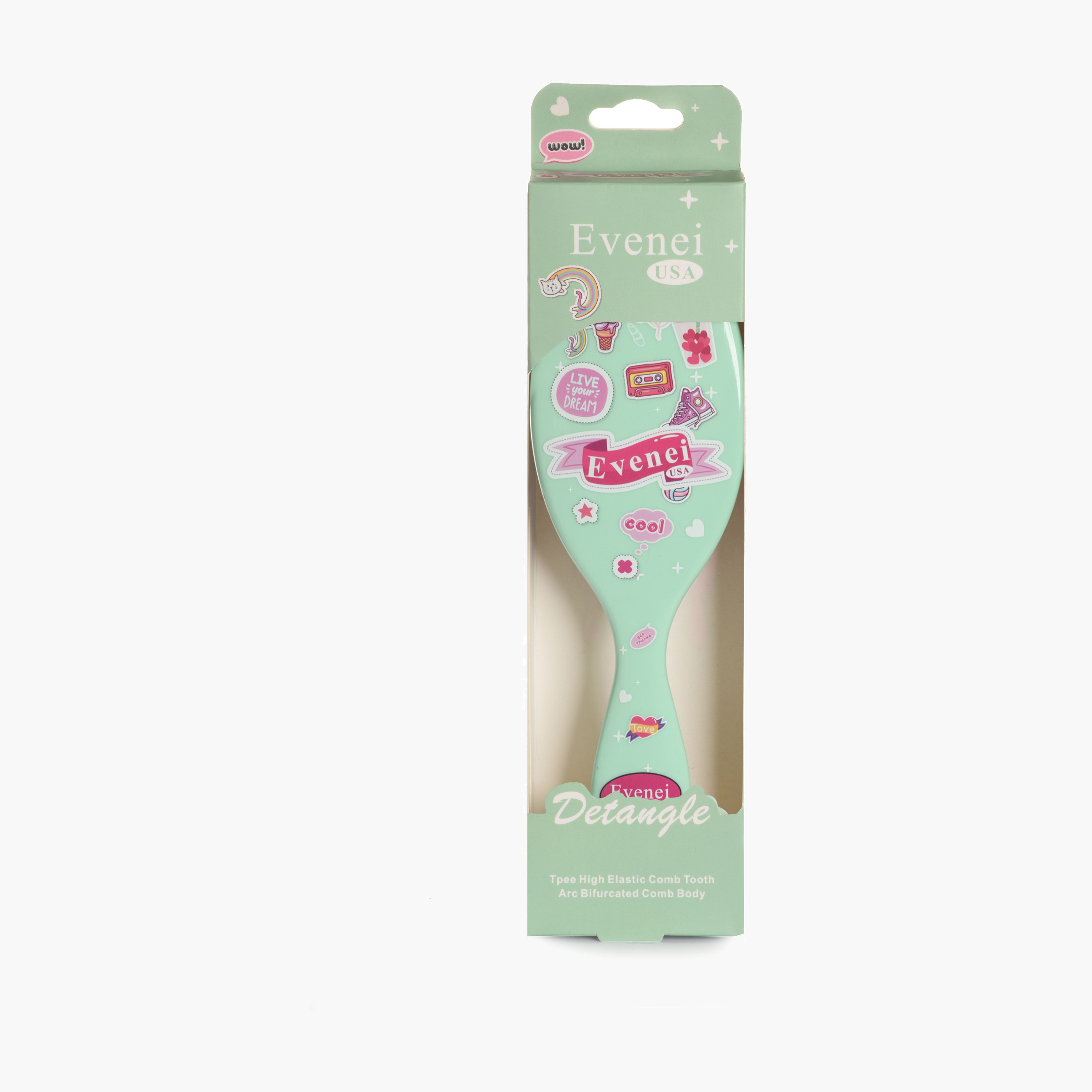 Evenei  Printed Detangling Hair Brush-beautyandpersonalcare-hair-stylingtools-hairbrushesandcombs-image-14