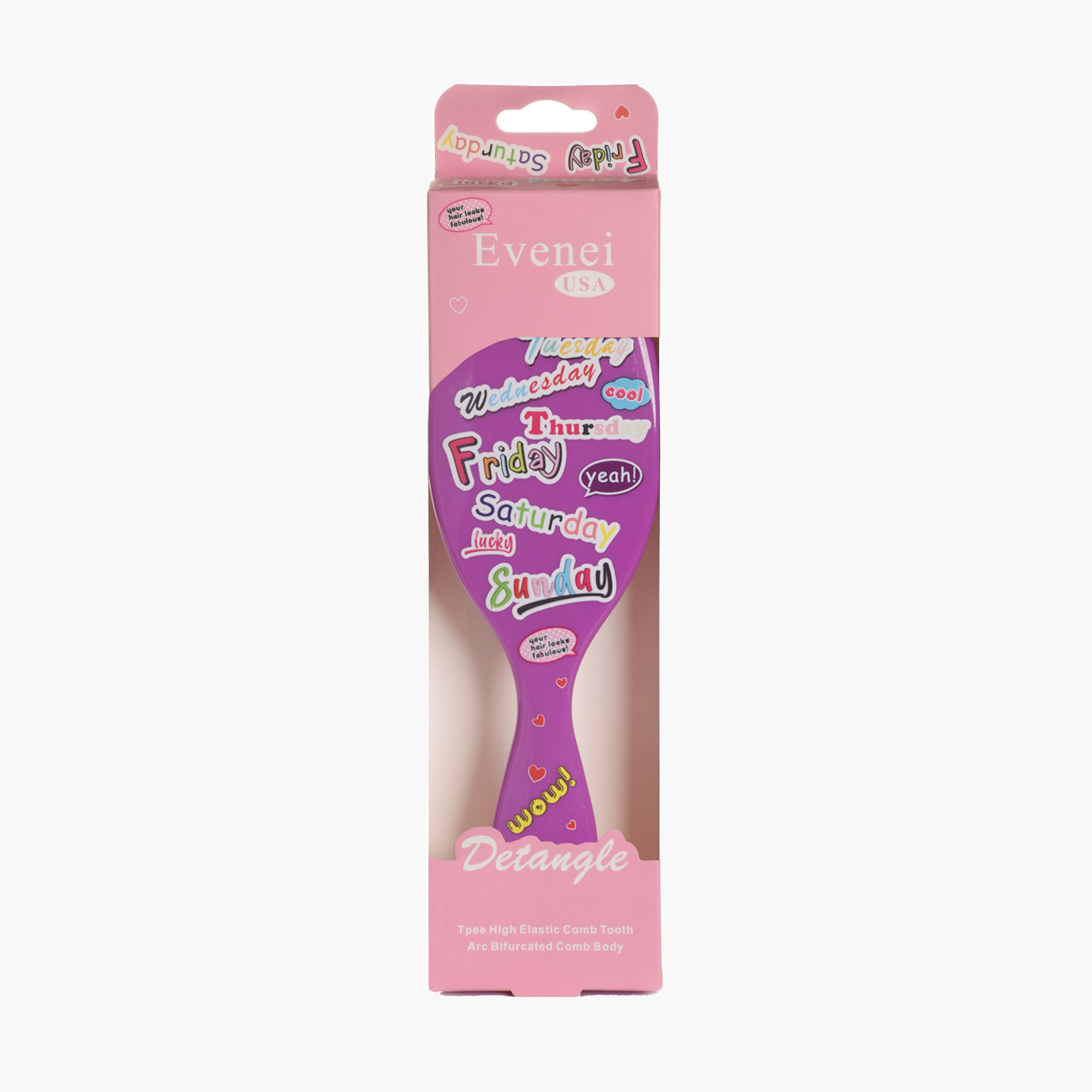 Evenei  Oval Detangling Hair Brush-beautyandpersonalcare-hair-stylingtools-hairbrushesandcombs-image-5