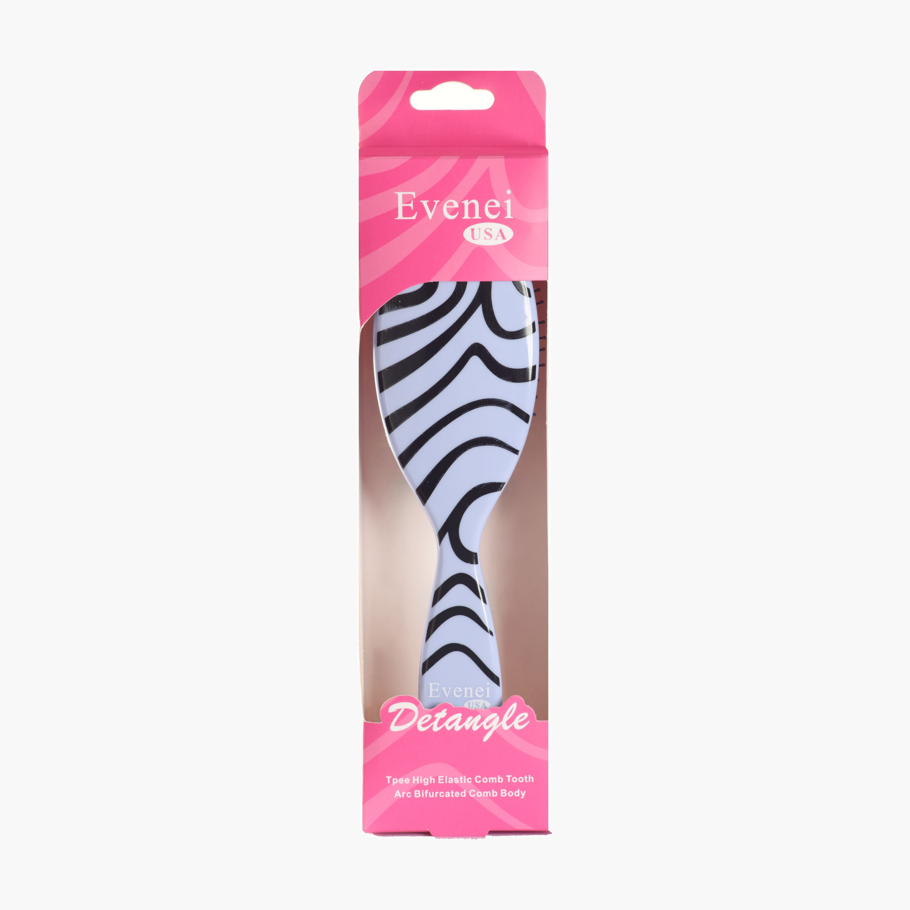 Evenei  Patterned Detangling Hair Brush-beautyandpersonalcare-hair-stylingtools-hairbrushesandcombs-image-13