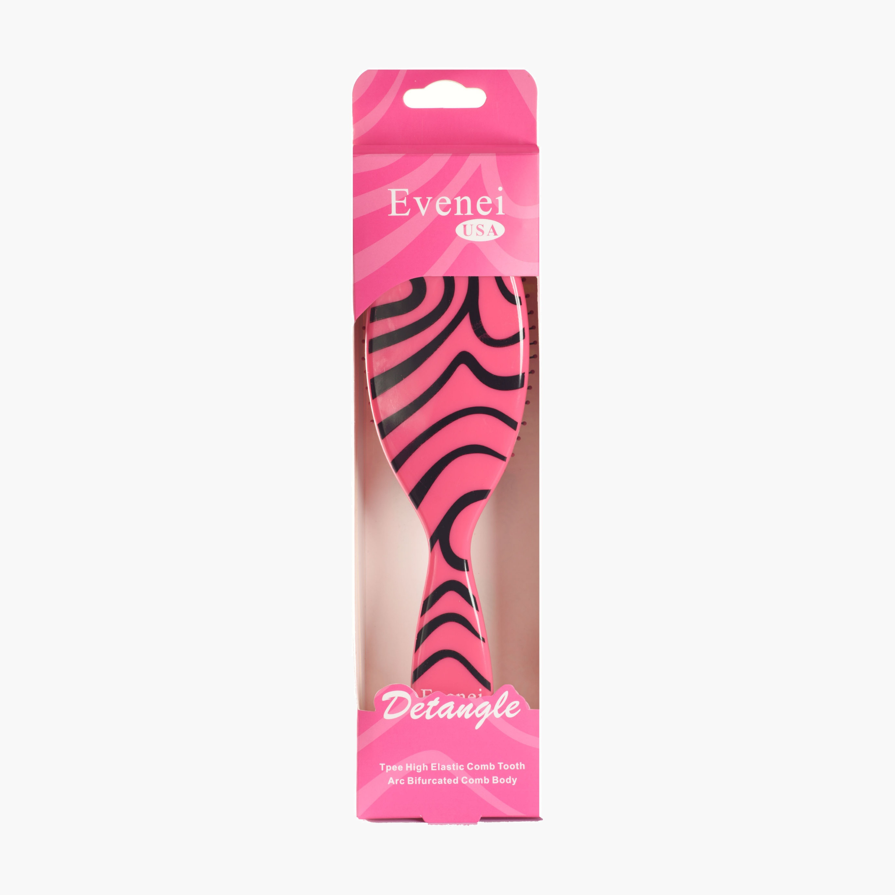 Evenei  Patterned Detangling Hair Brush-beautyandpersonalcare-hair-stylingtools-hairbrushesandcombs-image-5