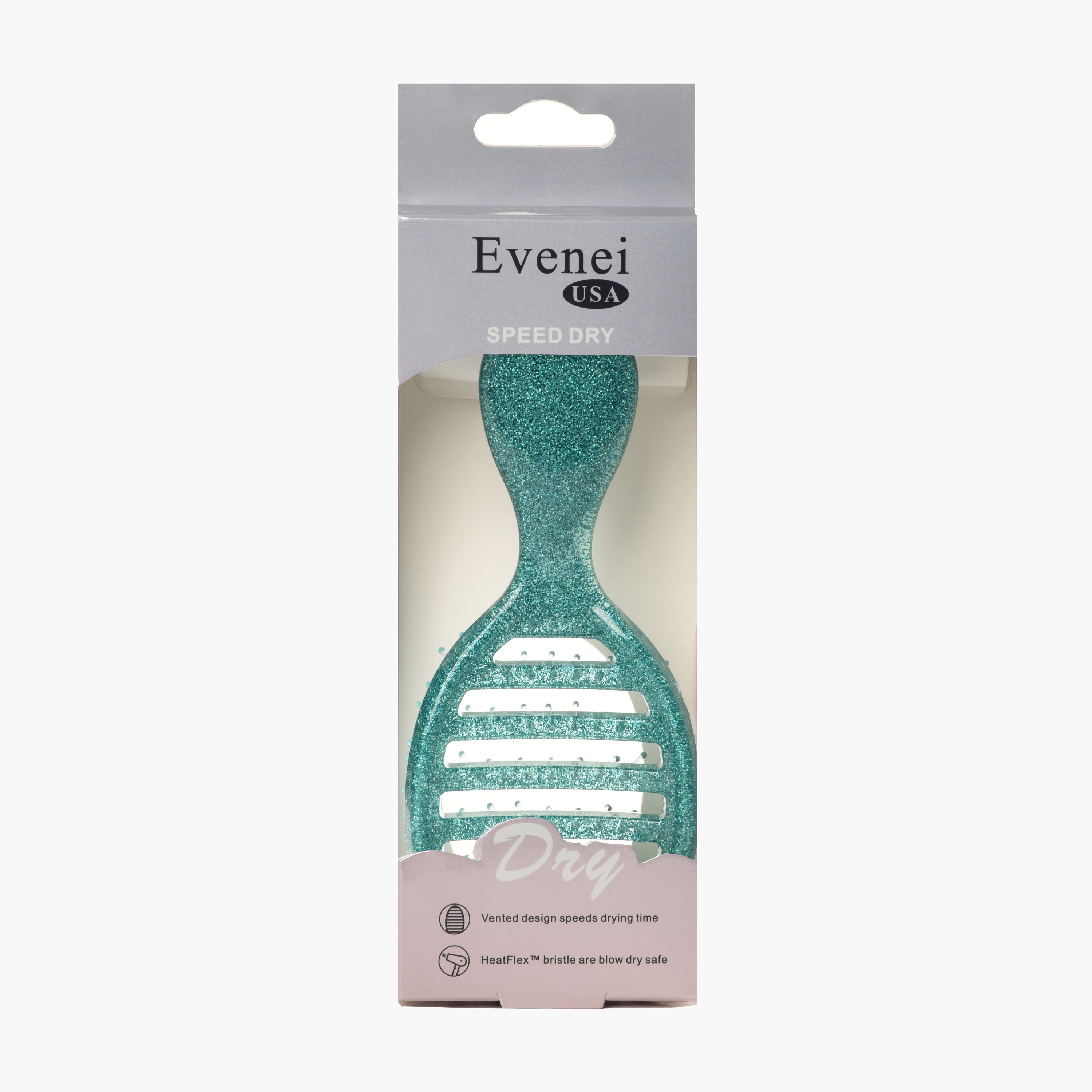 Evenei  Glitter Vented Hair Brush-beautyandpersonalcare-hair-stylingtools-hairbrushesandcombs-image-2