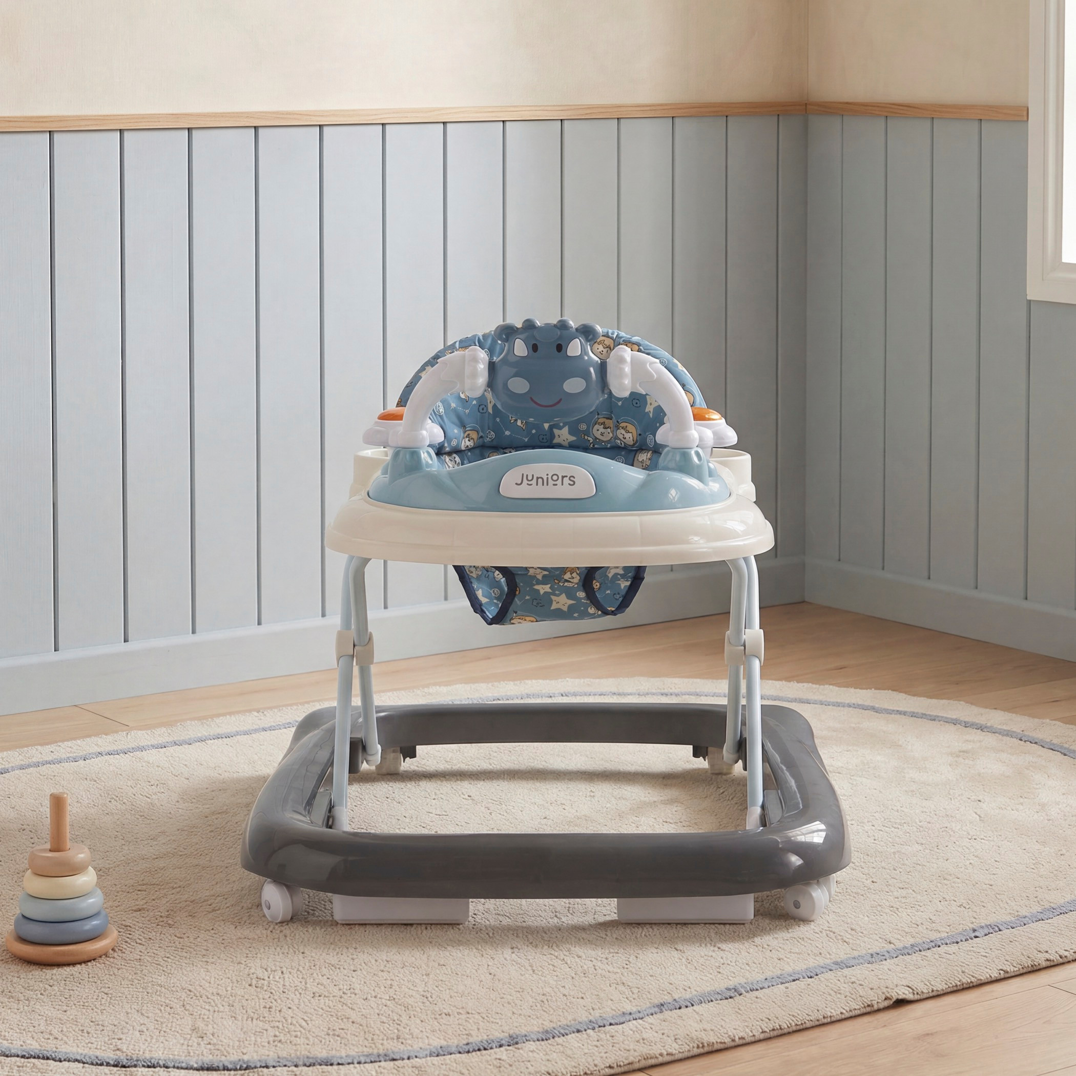 Juniors Harper Baby Walker with Height Adjustment-baby-infantactivity-walkers-image-2