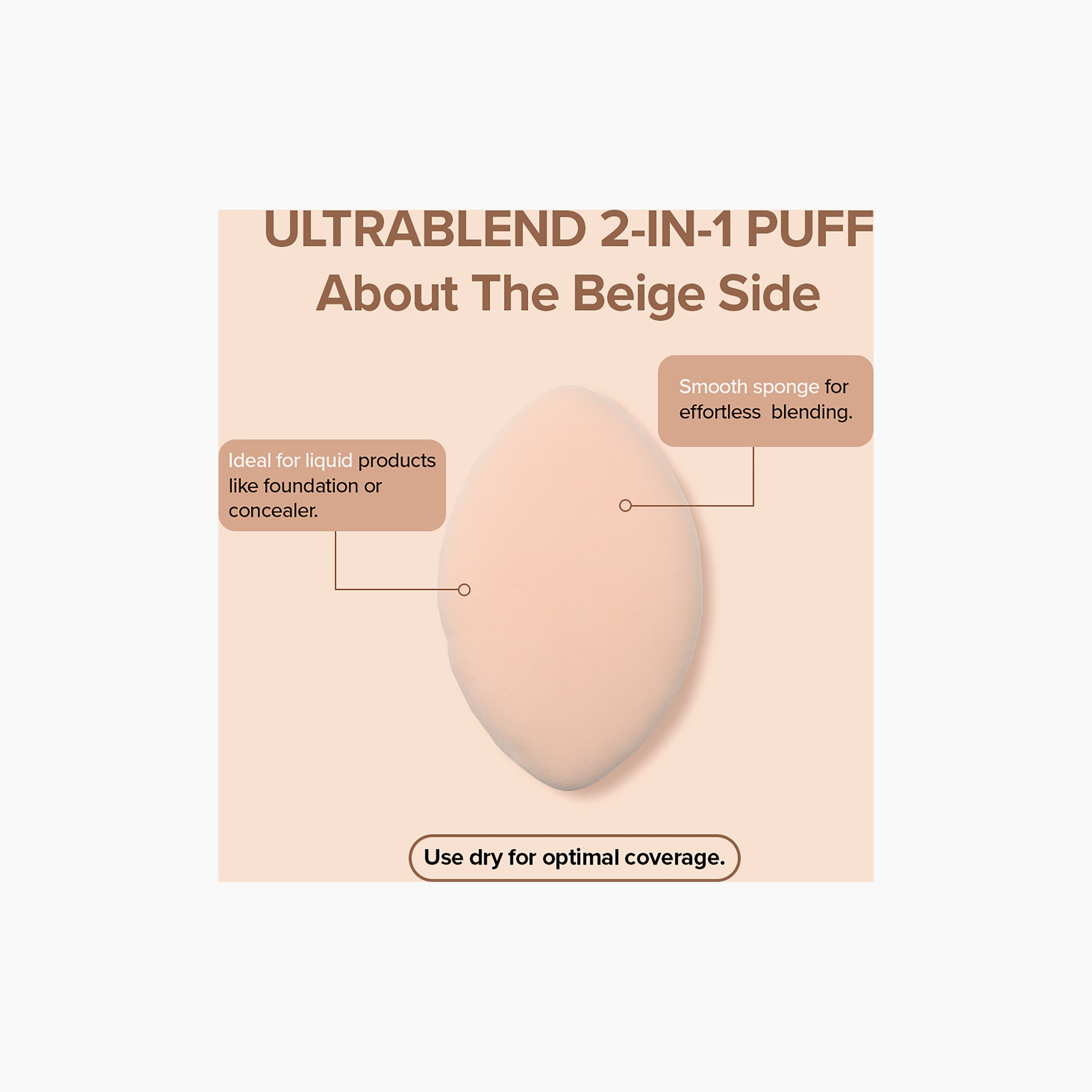 Daily Life Forever 52 Ultrablend 2 In 1 Puff & Sponge - 5gms-beautyandpersonalcare-makeup-brushesandaccessories-sponges-image-6