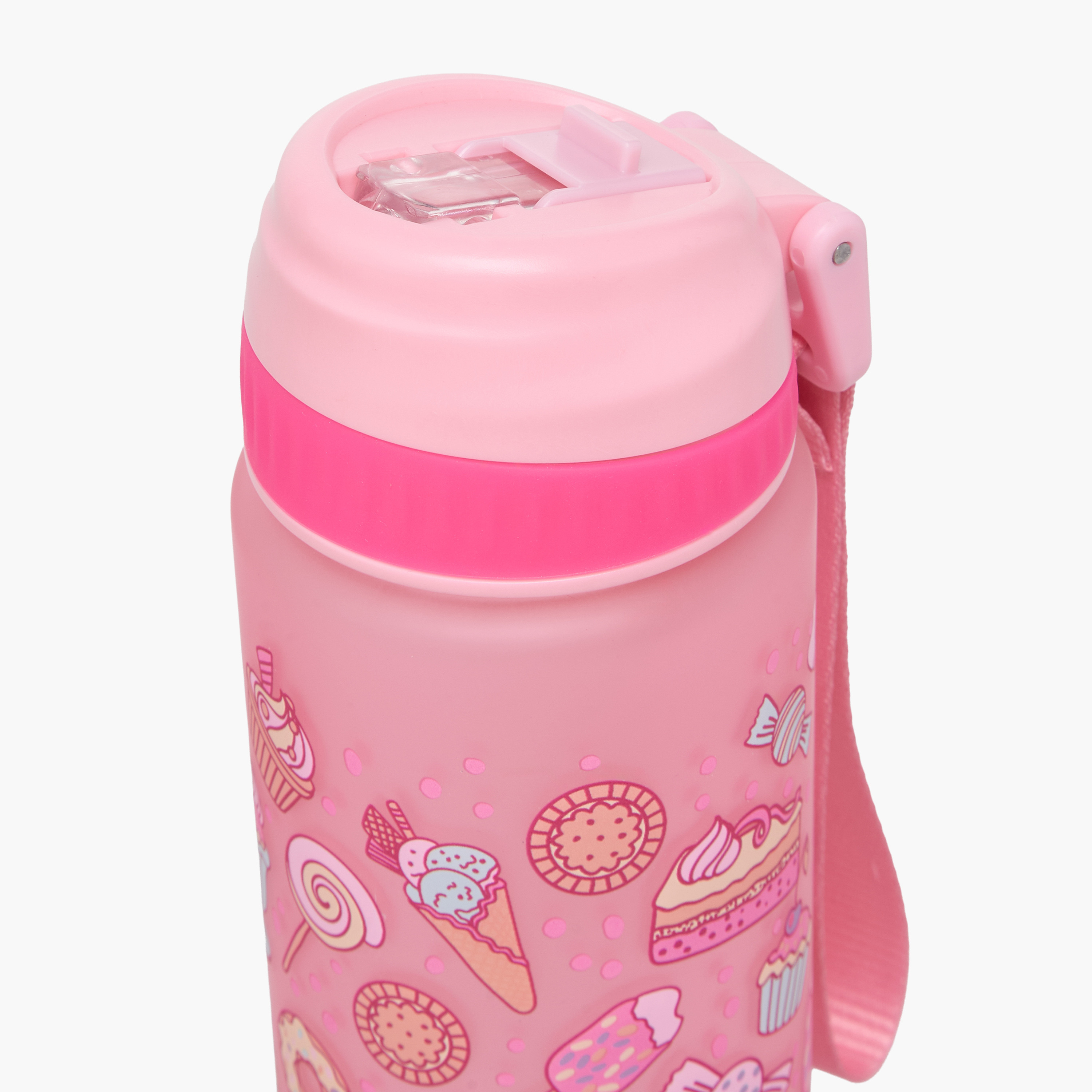 قارورة مياه بفوهة قابلة للطي وحزام مقبض وطبعات من ديزيرت  - 750 مل-school-waterbottles-image-3