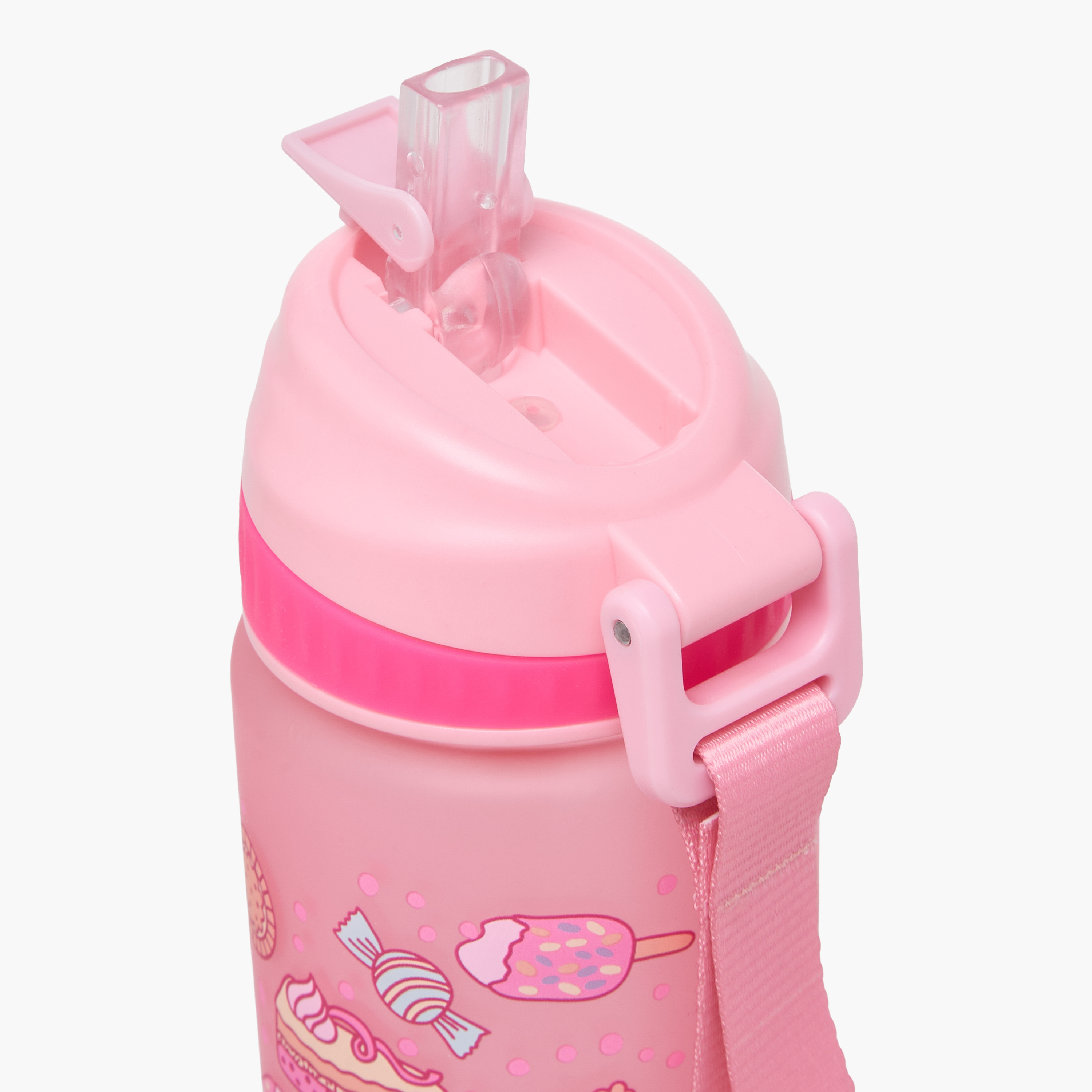 قارورة مياه بفوهة قابلة للطي وحزام مقبض وطبعات من ديزيرت  - 750 مل-school-waterbottles-image-4