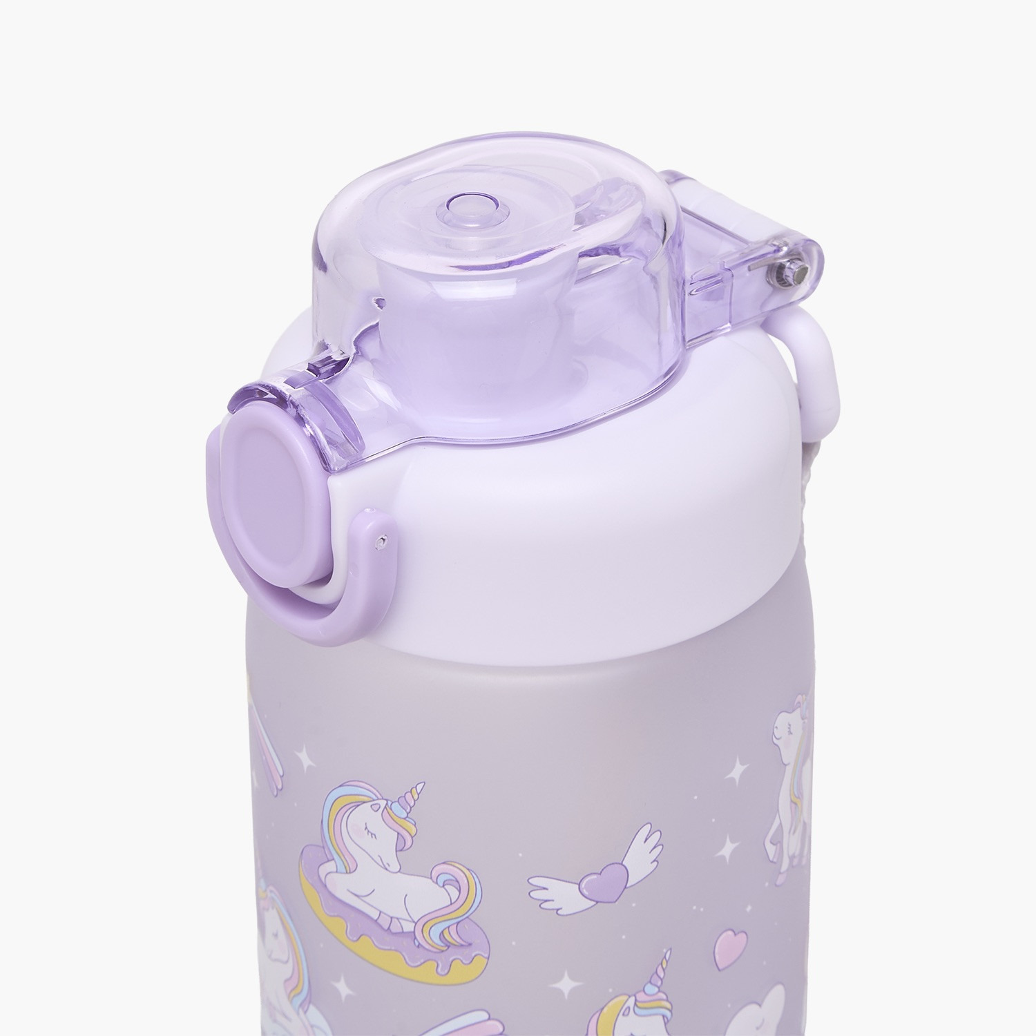 قارورة مياه بفوهة وغطاء قلاب وطبعات يونيكورن - 750 مل-school-waterbottles-image-3