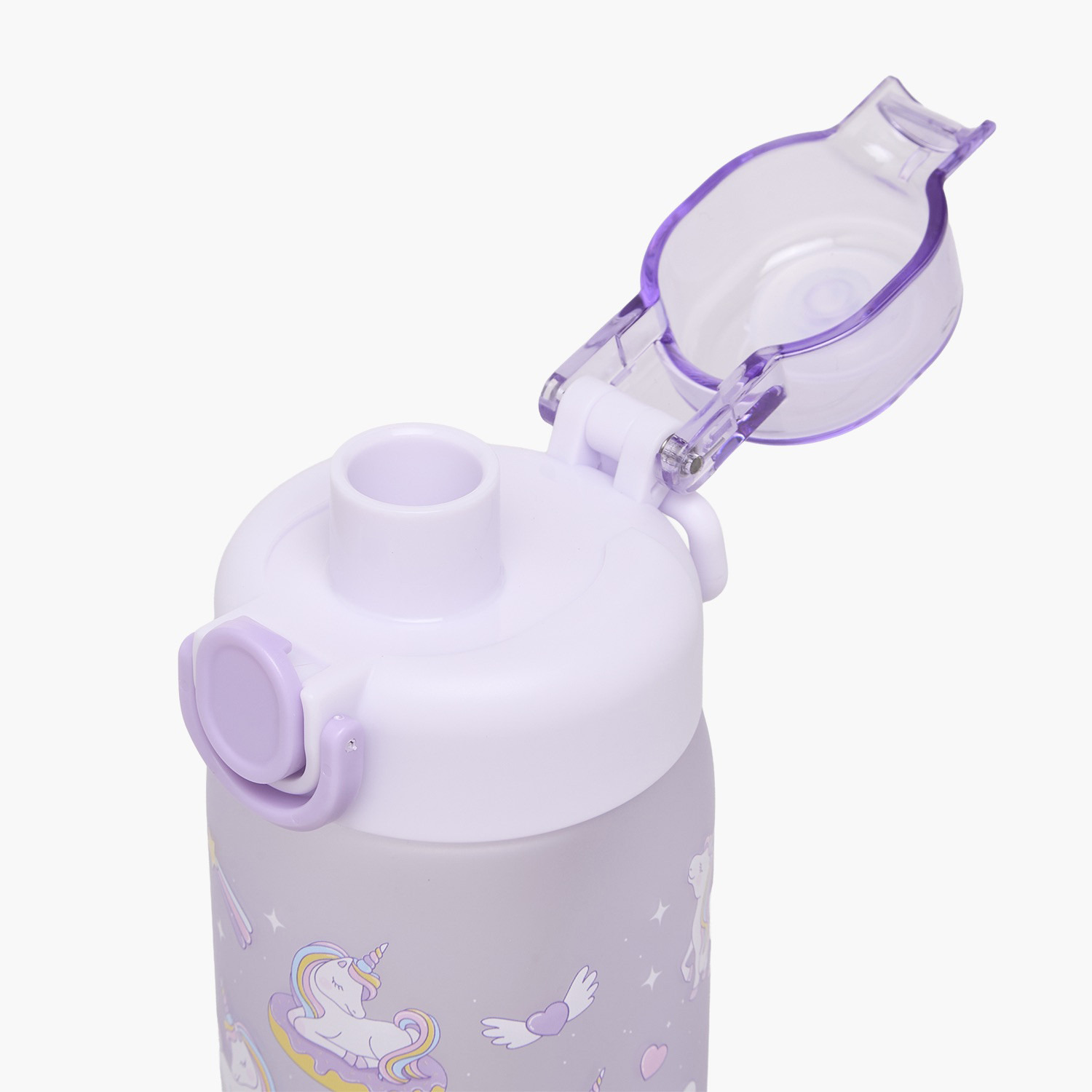 قارورة مياه بفوهة وغطاء قلاب وطبعات يونيكورن - 750 مل-school-waterbottles-image-4