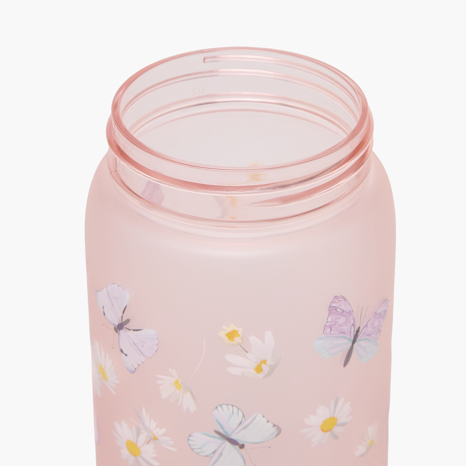قارورة ماء بطبعة فراشة مع فوهة شرب وغطاء قلّاب - 750 مل-school-waterbottles-image-5