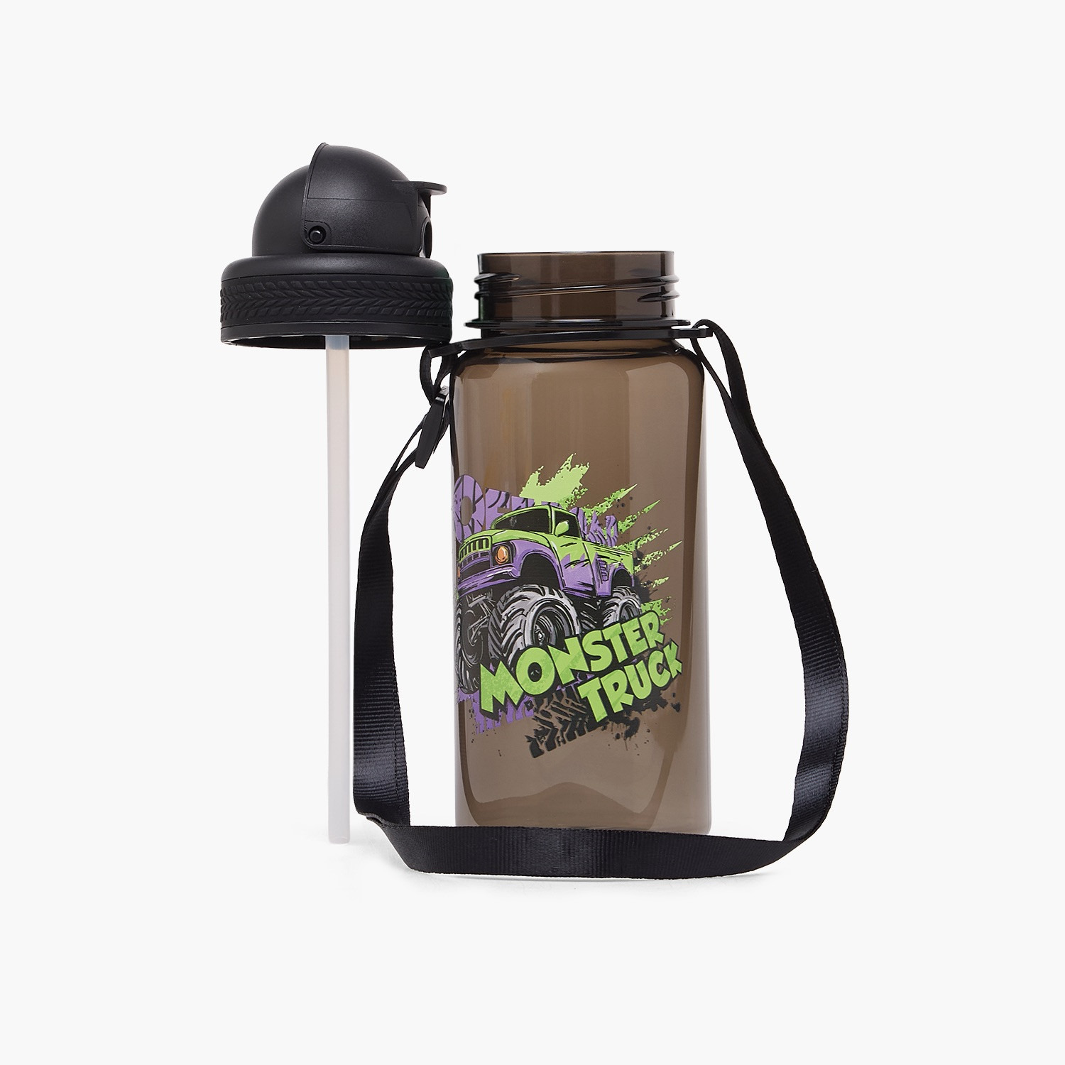 قارورة مياه بقشة وغطاء قلاب وطبعات - 350 مل-school-waterbottles-image-2