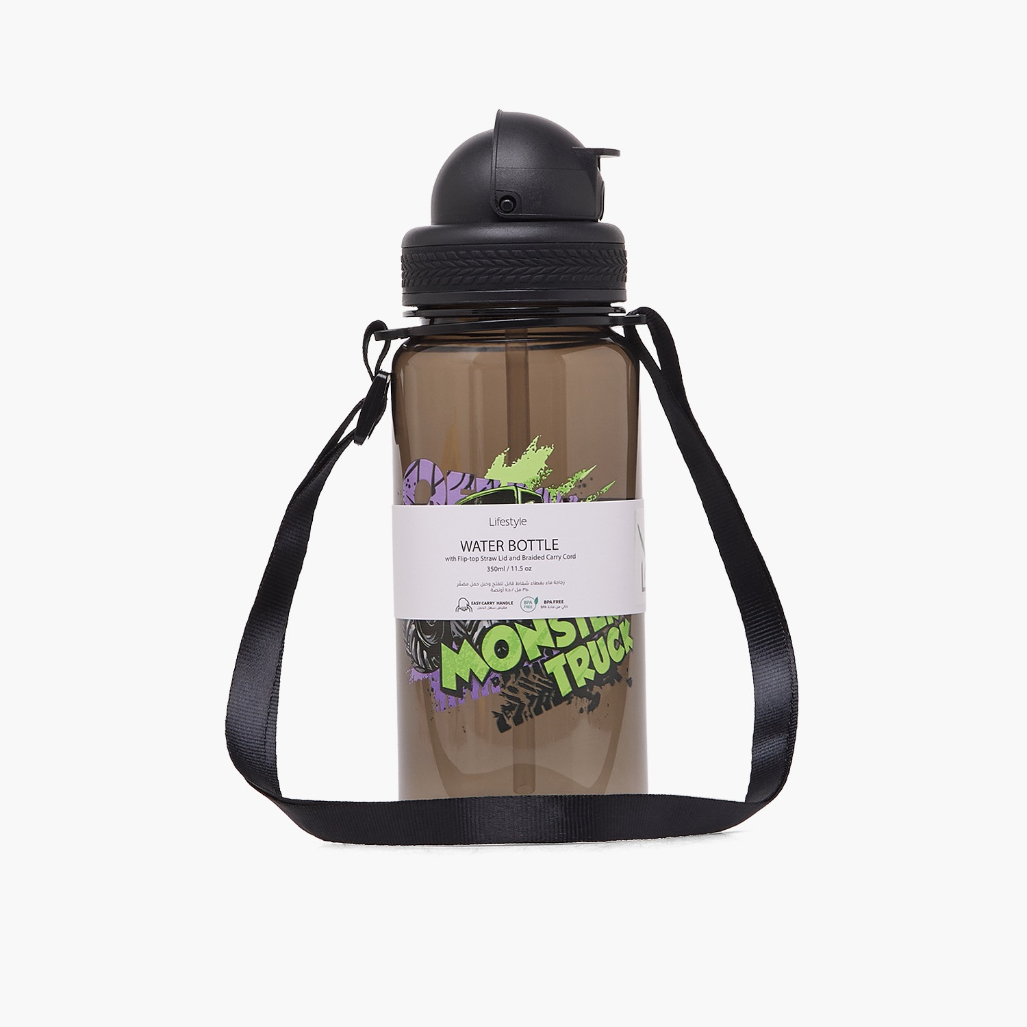 قارورة مياه بقشة وغطاء قلاب وطبعات - 350 مل-school-waterbottles-image-6
