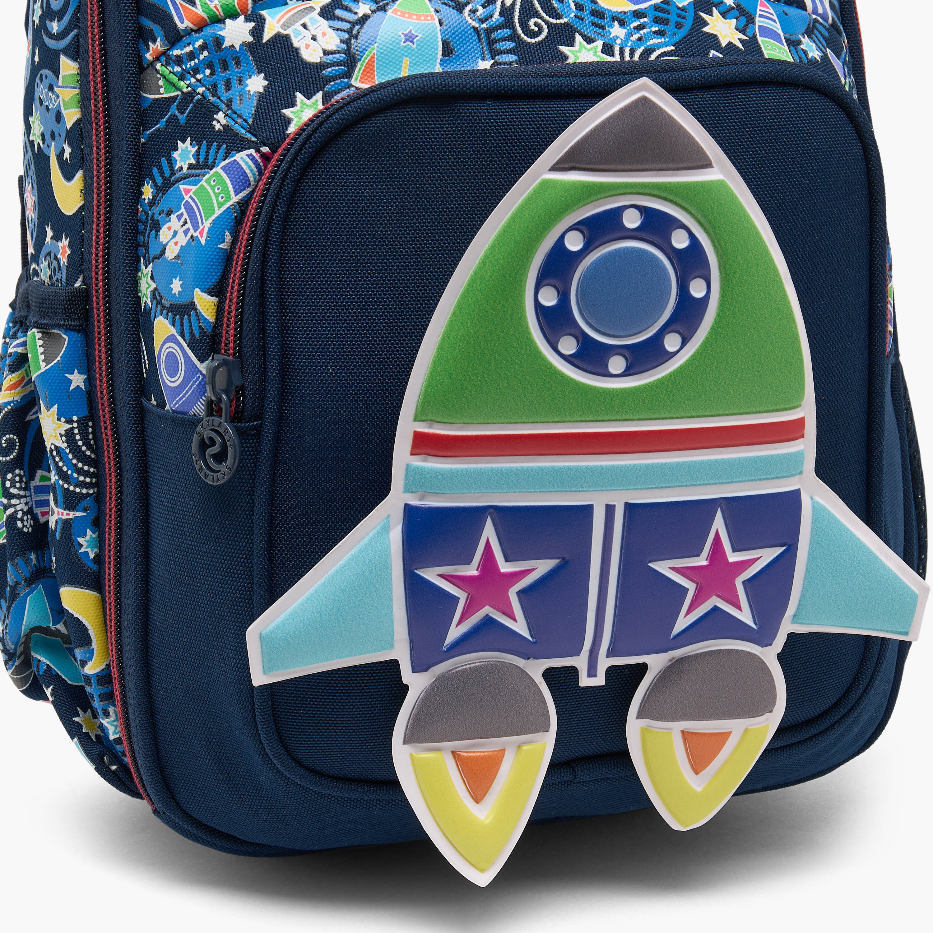 شنطة ظهر بجيب لابتوب وطبعات للأولاد بعمر 2-5 سنوات من سكايلار - 14 بوصة-school-bagsandbackpacks-backpacks-image-4