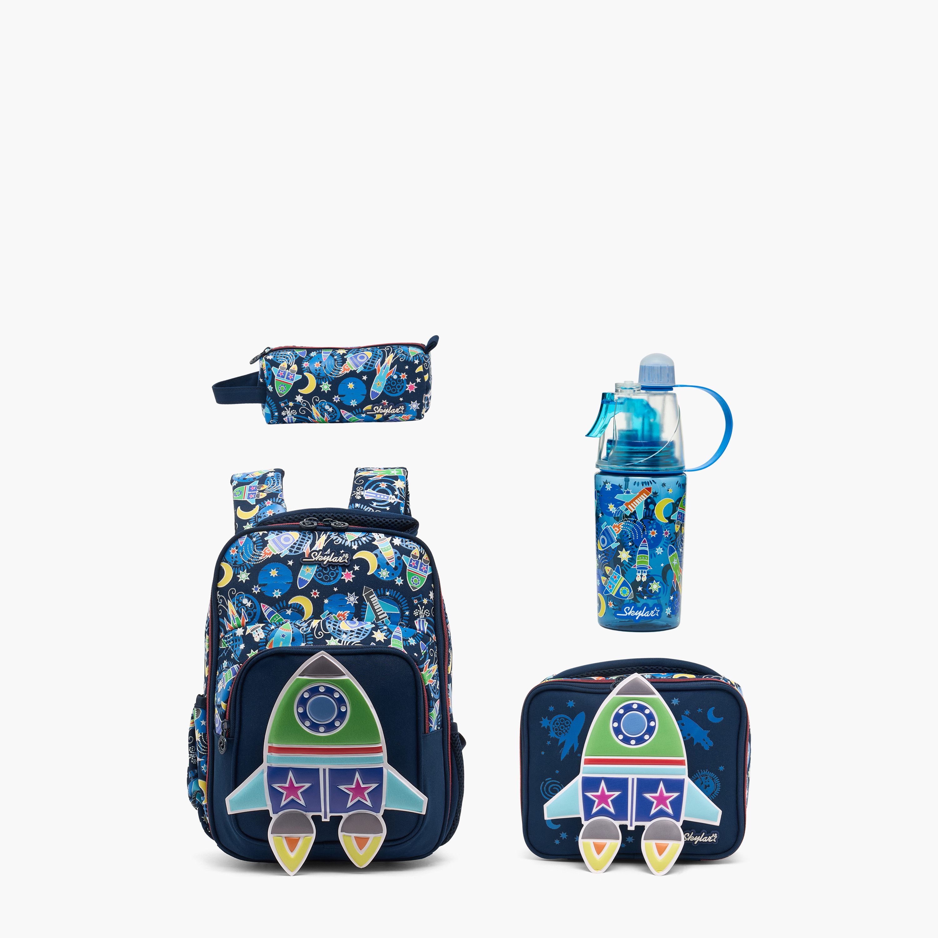 شنطة ظهر بجيب لابتوب وطبعات للأولاد بعمر 2-5 سنوات من سكايلار - 14 بوصة-school-bagsandbackpacks-backpacks-image-9