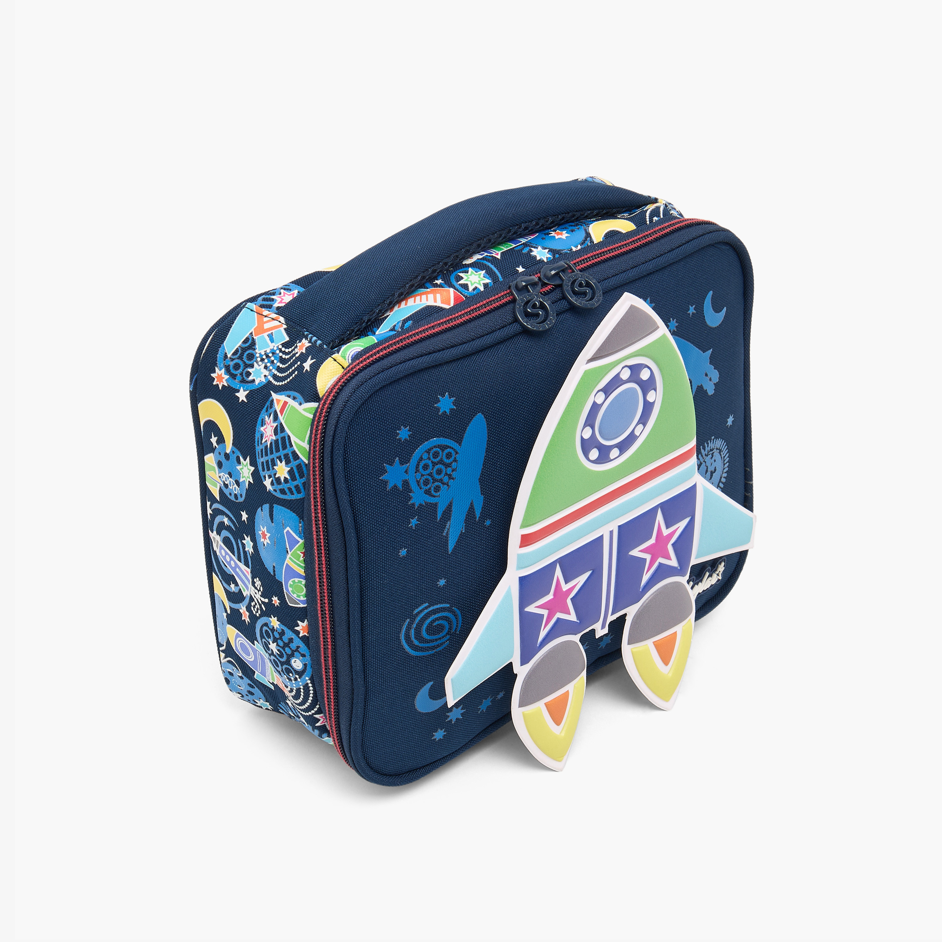 شنطة غداء بطبعات فضاء للأولاد من 2 إلى 5 سنوات بتصميم معزول من سكايلار-school-lunchessentials-lunchbags-image-2