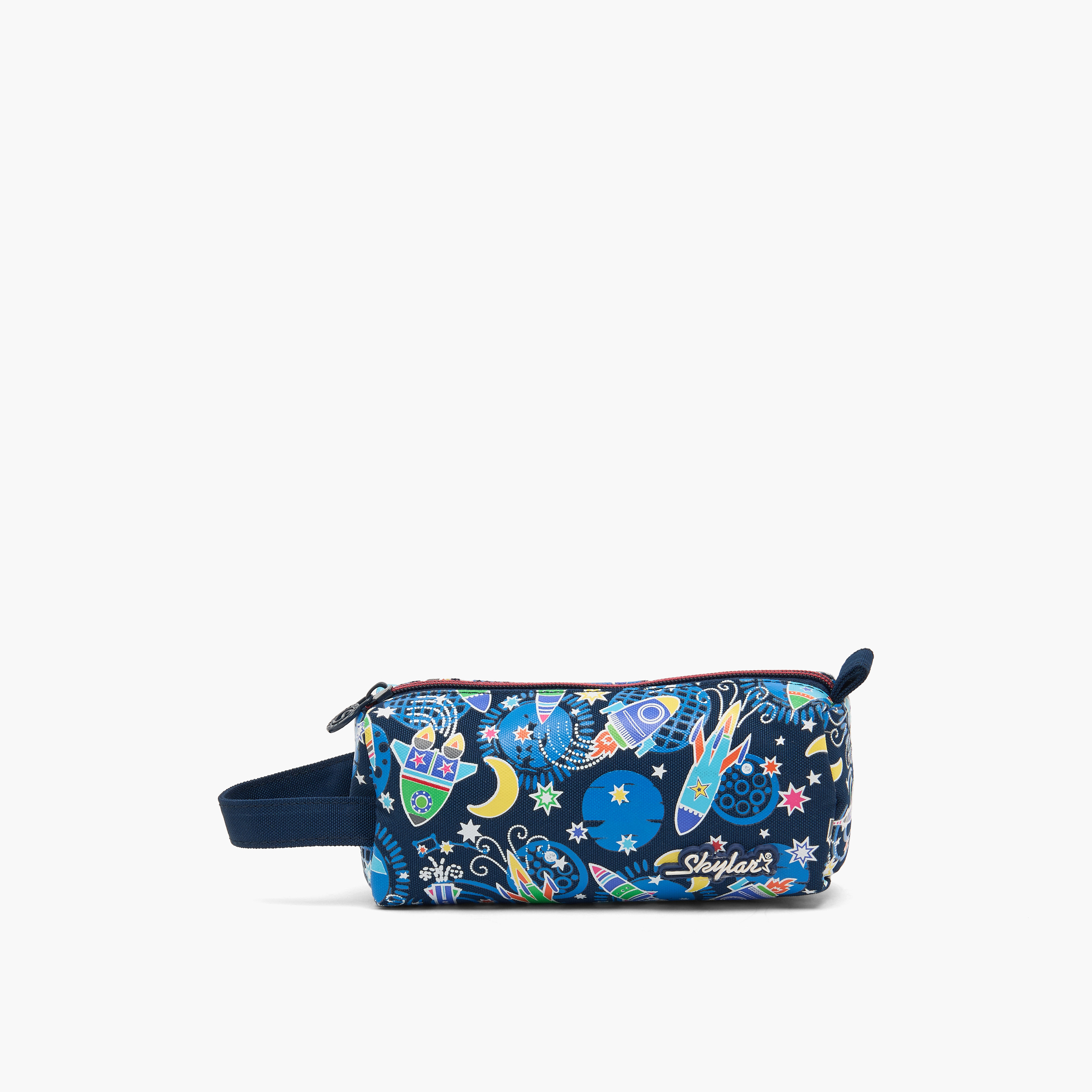 Skylar Space Print Pencil Pouch with Zip Closure-school-stationery-pencilcases-image-1
