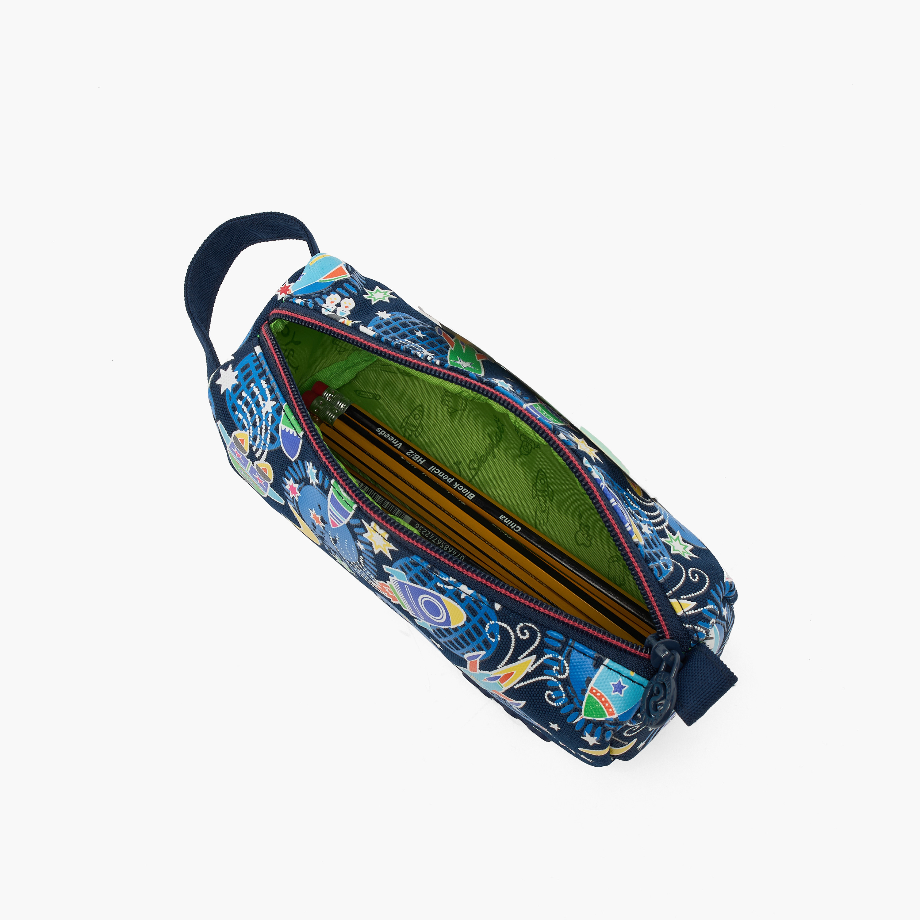 Skylar Space Print Pencil Pouch with Zip Closure-school-stationery-pencilcases-image-8