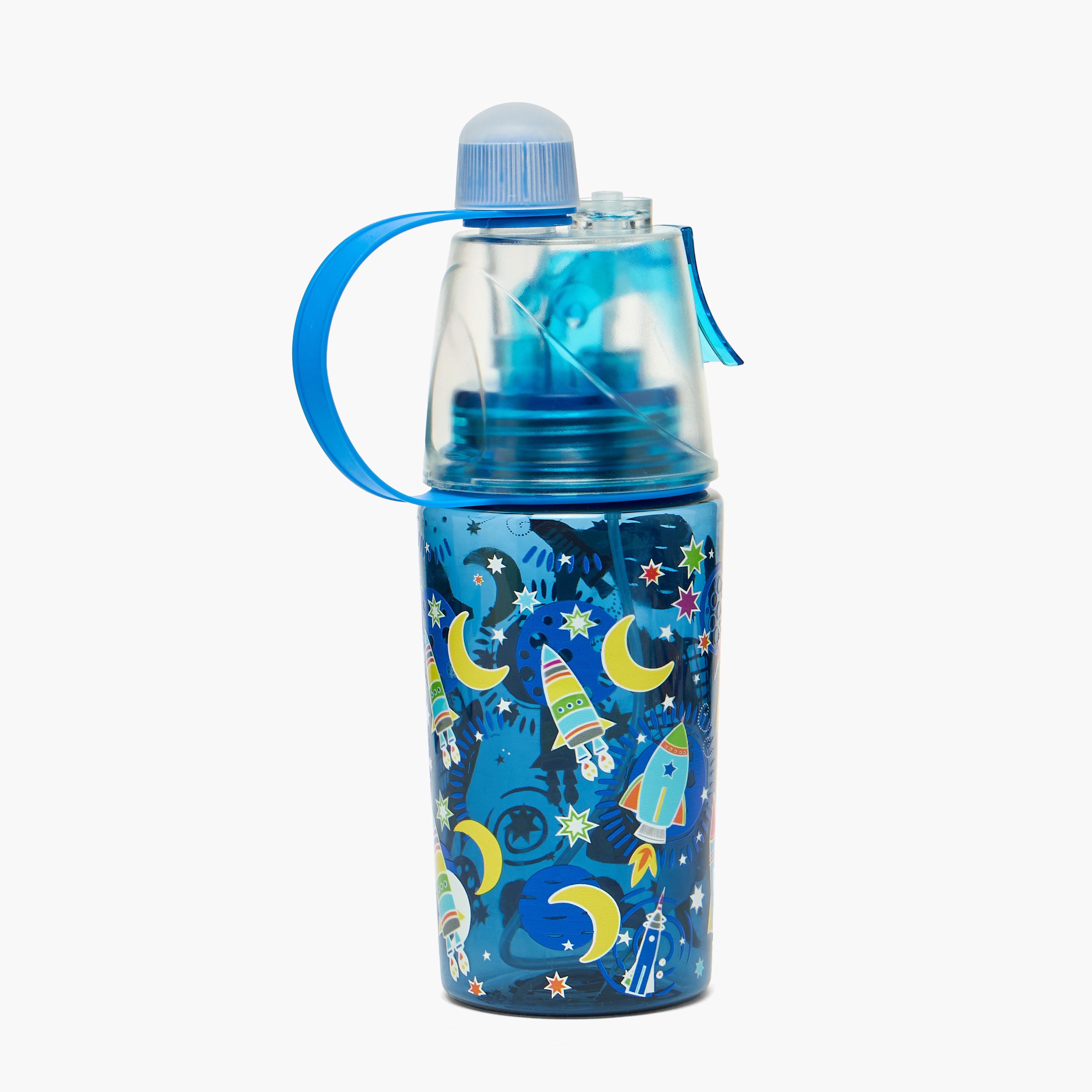 Skylar Space Print Tritan Water Bottle with Spray Feature-school-waterbottles-image-1