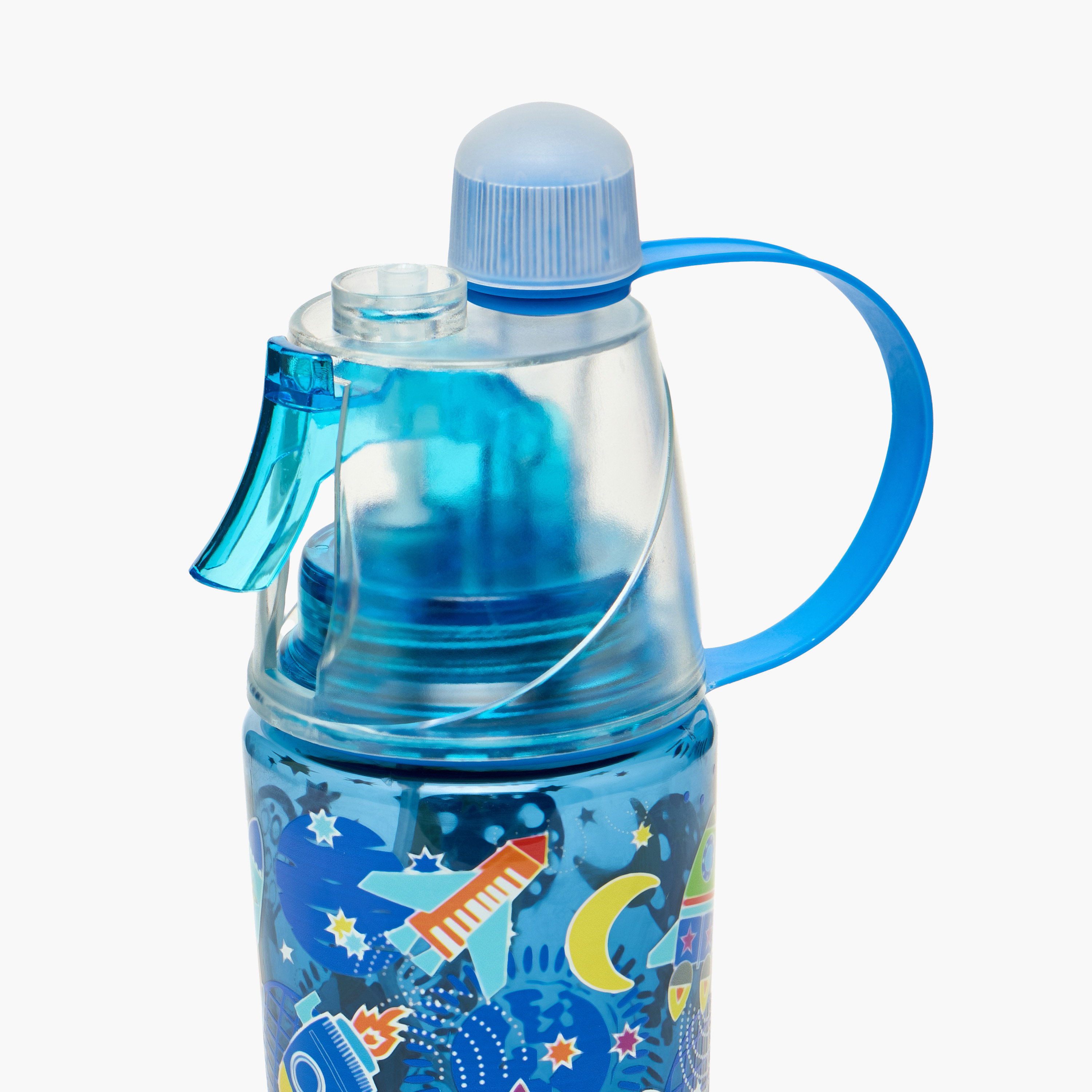 Skylar Space Print Tritan Water Bottle with Spray Feature-school-waterbottles-image-4