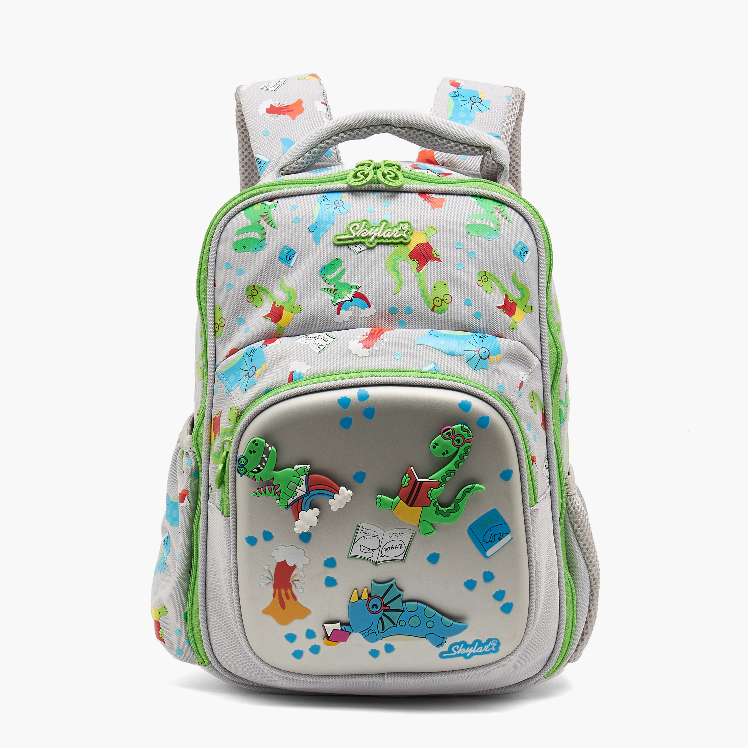 شنطة ظهر بجيب لابتوب وطبعات ديناصور للأولاد بعمر 2-5 سنوات من سكايلار - 14 بوصة-school-bagsandbackpacks-backpacks-image-1