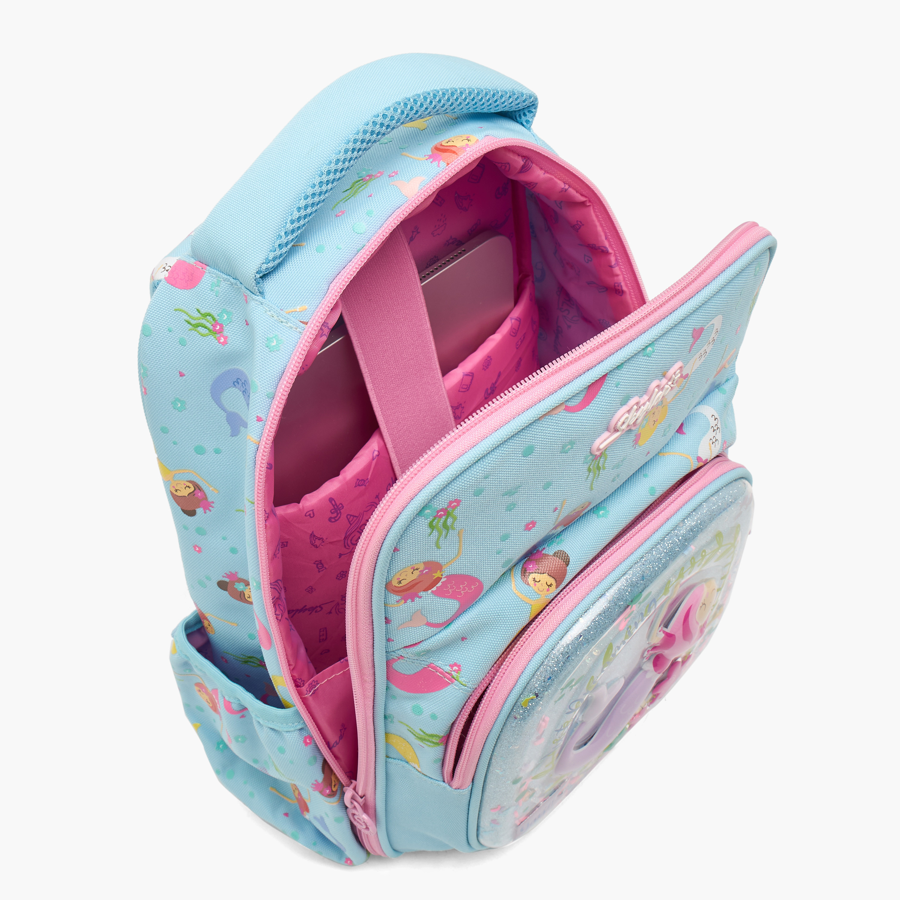 شنطة ظهر بطبعة حورية البحر للبنات من 2 إلى 5 سنوات بحجيرة للابتوب - 14 بوصة من سكاي لار-school-bagsandbackpacks-backpacks-image-5