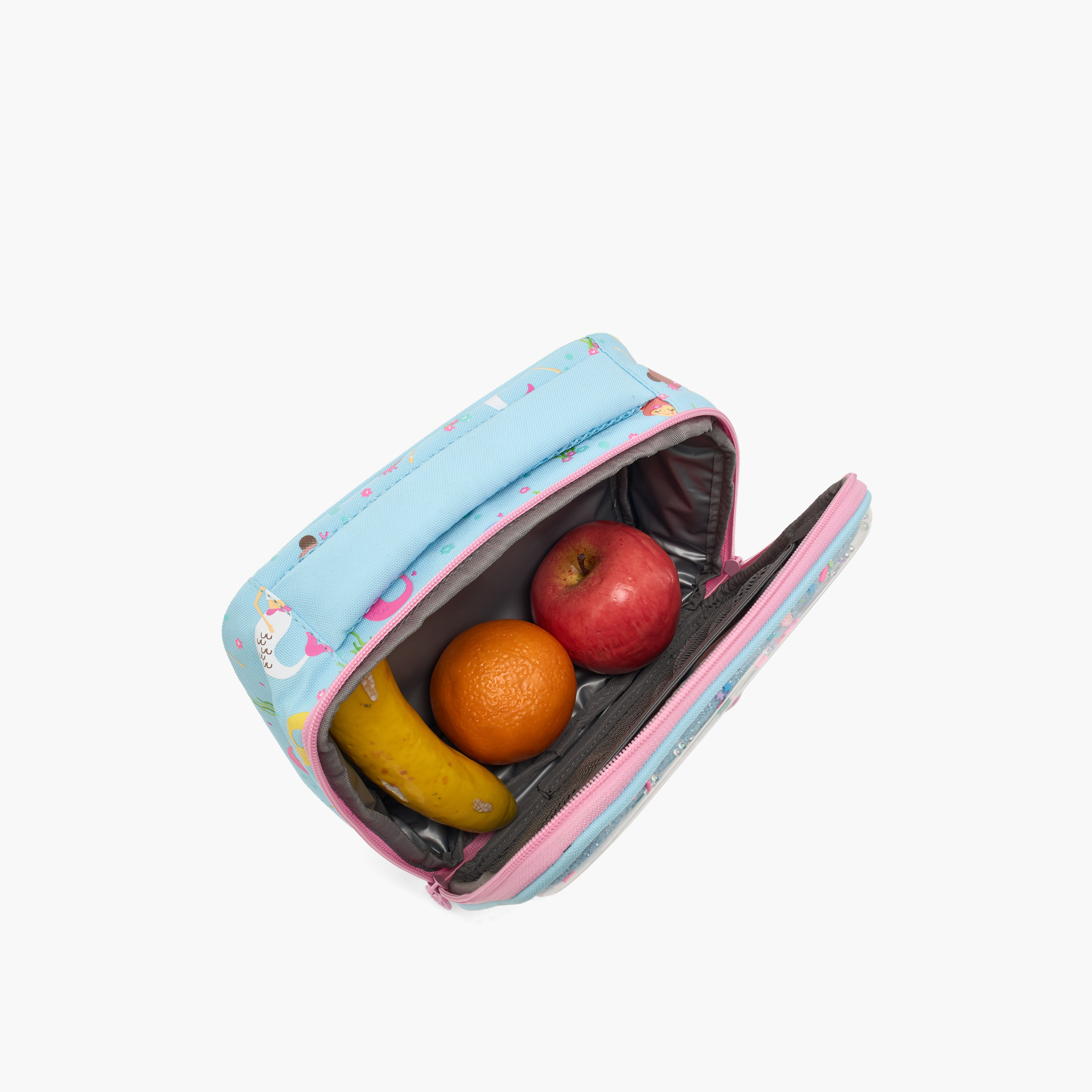 شنطة غداء بطبعات حورية البحر للبنات من 2 إلى 5 سنوات بتصميم معزول من سكايلار-school-lunchessentials-lunchbags-image-4