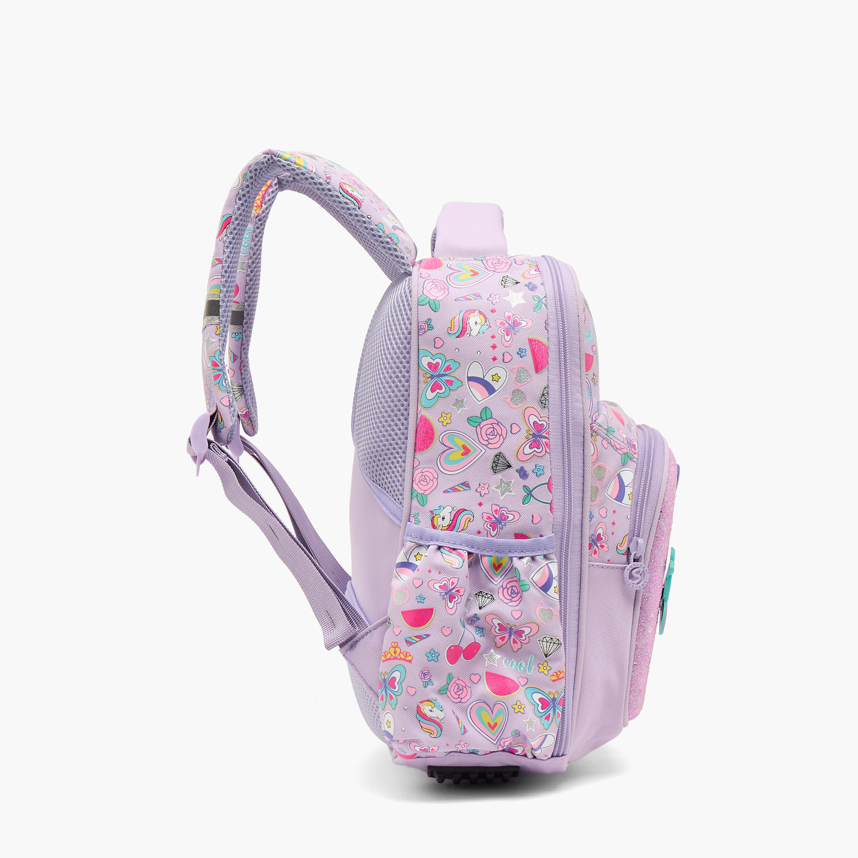 شنطة ظهر بجيب لابتوب وطبعات فراشات للبنات بعمر 2-5 سنوات من سكايلار - 14 بوصة-school-bagsandbackpacks-backpacks-image-7