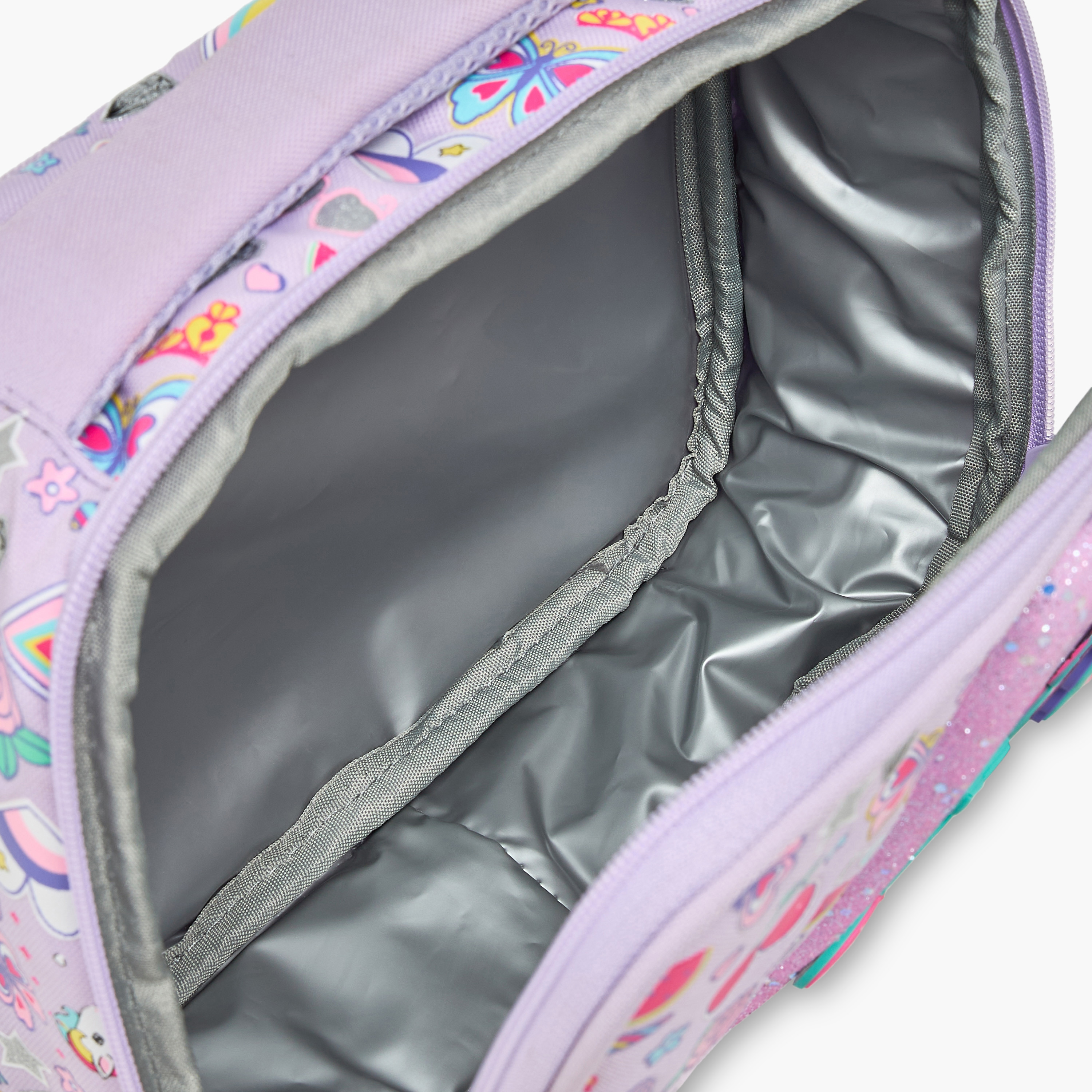 شنطة غداء بتفاصيل فراشة للبنات من 2-5 سنوات بمقبض علوي من سكاي لار - 5 لتر-school-lunchessentials-lunchbags-image-5