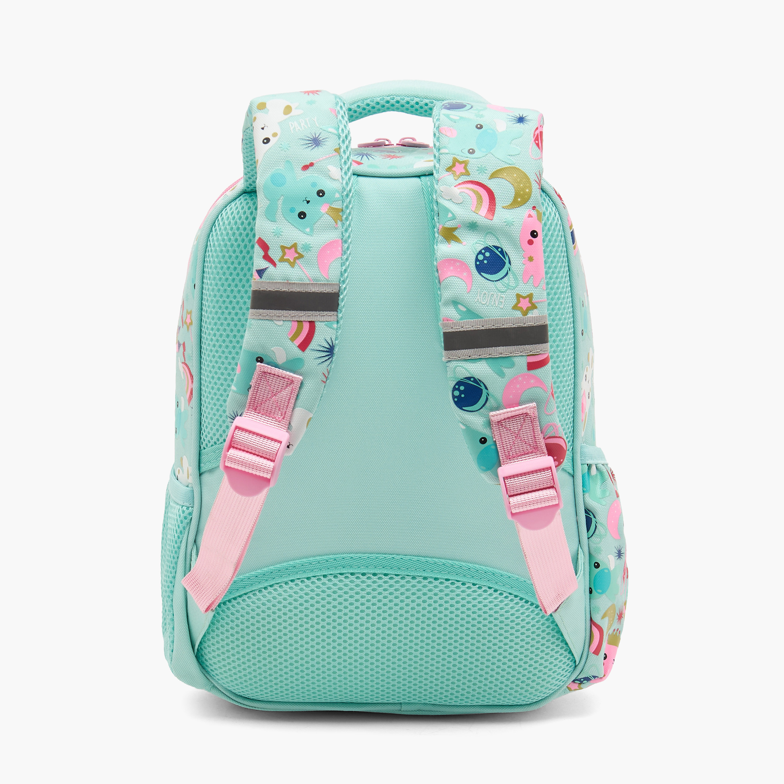 شنطة ظهر بطبعات قطة للبنات 5-8 سنوات مع قسم للابتوب - 14 بوصة-school-bagsandbackpacks-backpacks-image-8