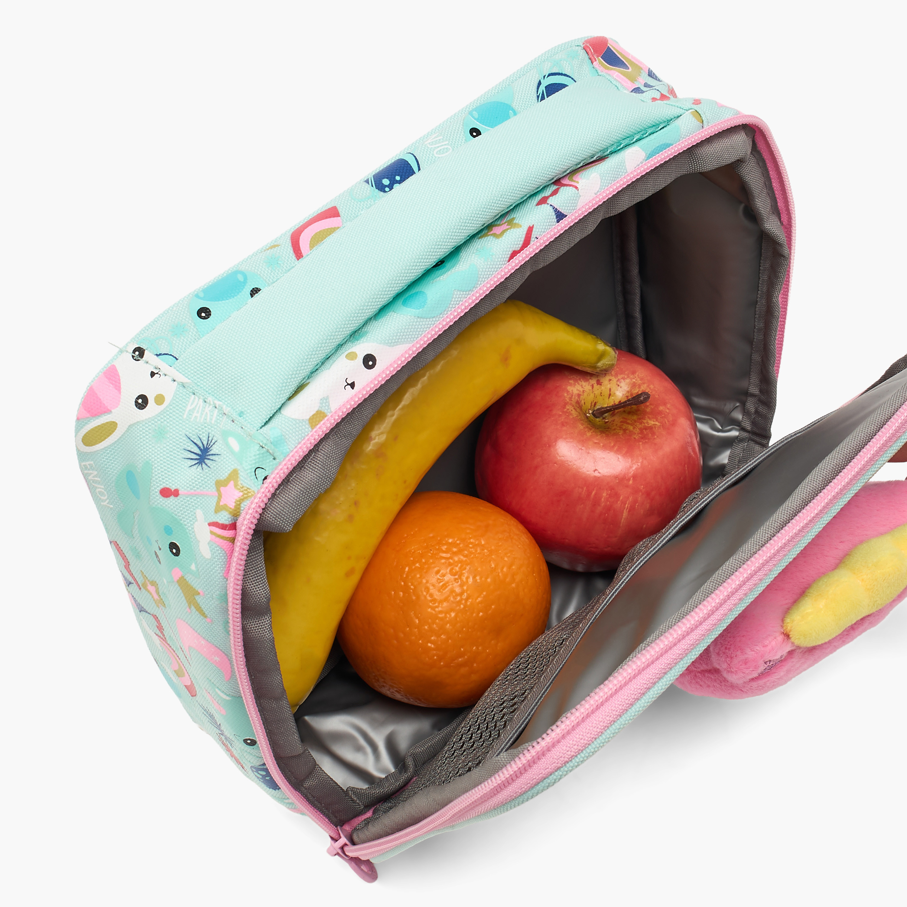 شنطة غداء بطبعة قطة للبنات من سنتين إلى 5 سنوات بعازل حراري من سكايلر-school-lunchessentials-lunchbags-image-4