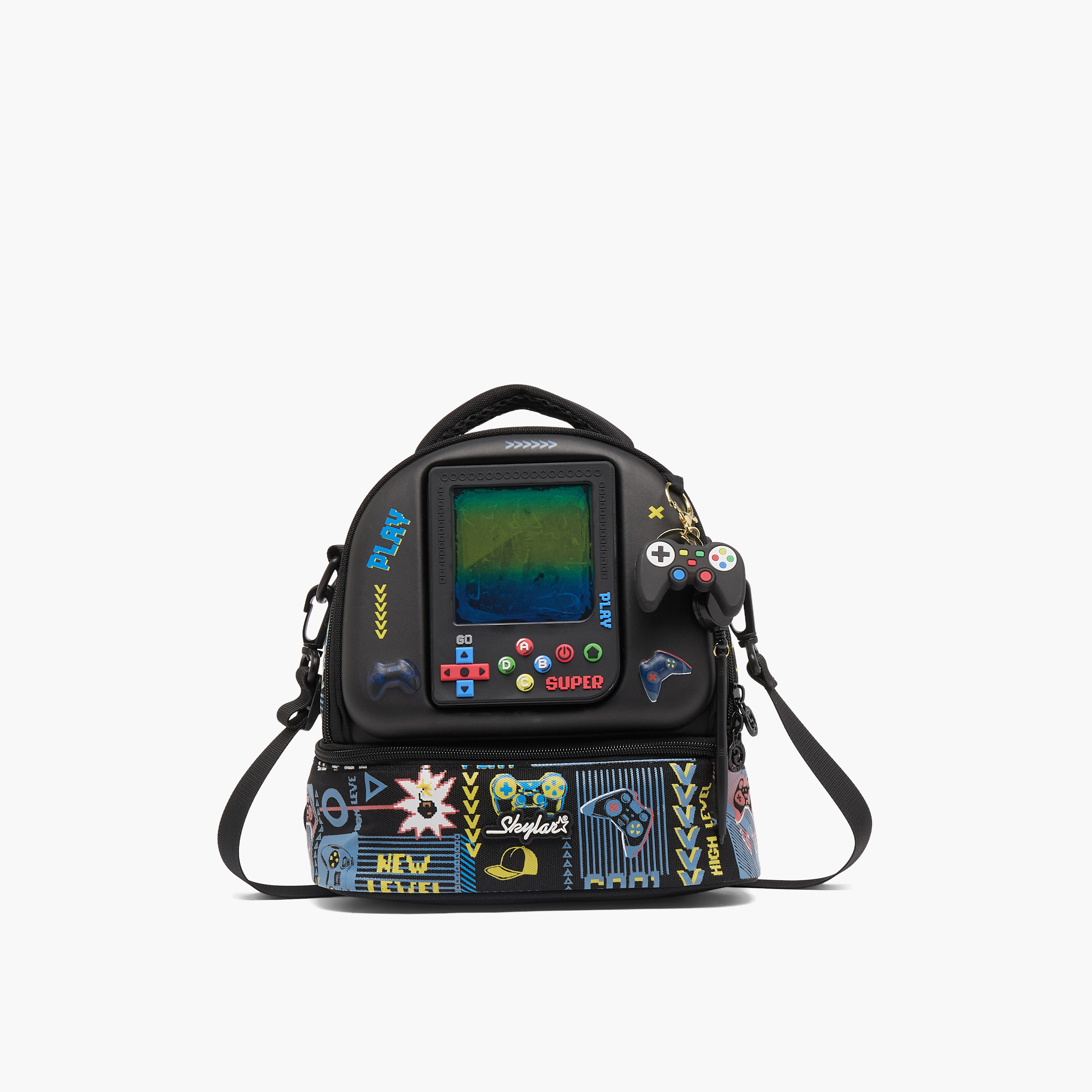 Skylar Gaming Print Lunch Bag for Boys 5-8 Years with Insulation Design-school-lunchessentials-lunchbags-image-1