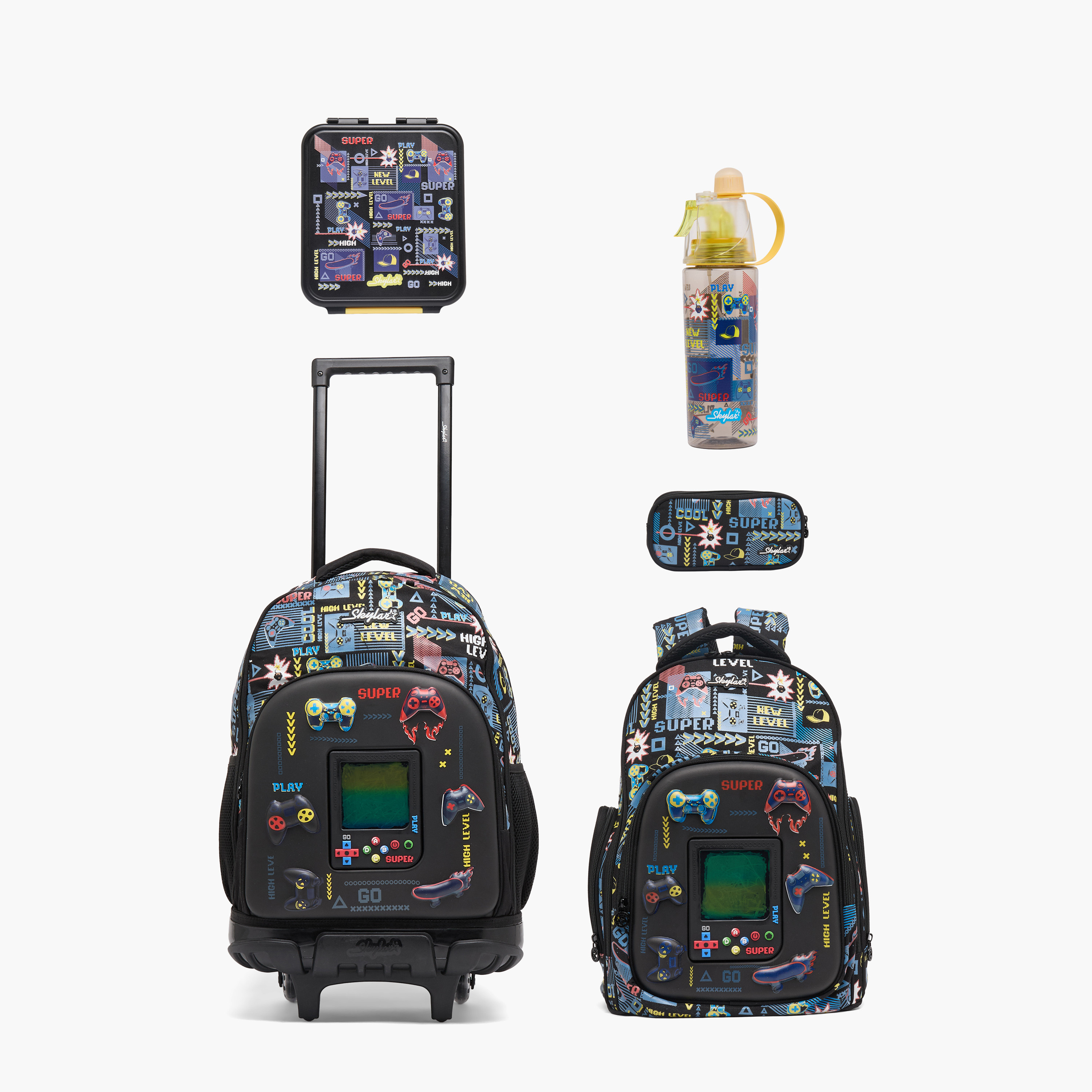 Skylar Gaming Print Lunch Bag for Boys 5-8 Years with Insulation Design-school-lunchessentials-lunchbags-image-16