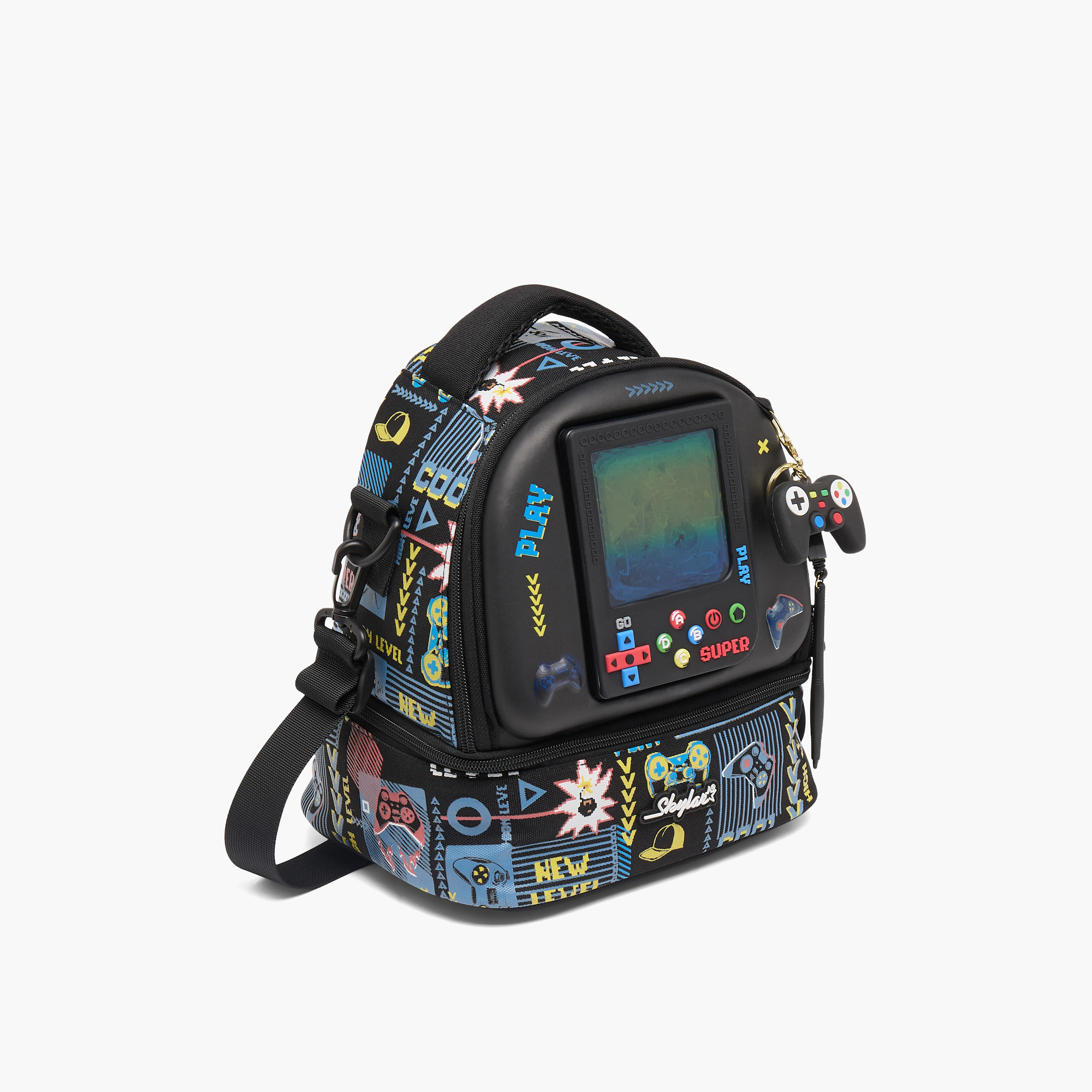 Skylar Gaming Print Lunch Bag for Boys 5-8 Years with Insulation Design-school-lunchessentials-lunchbags-image-2