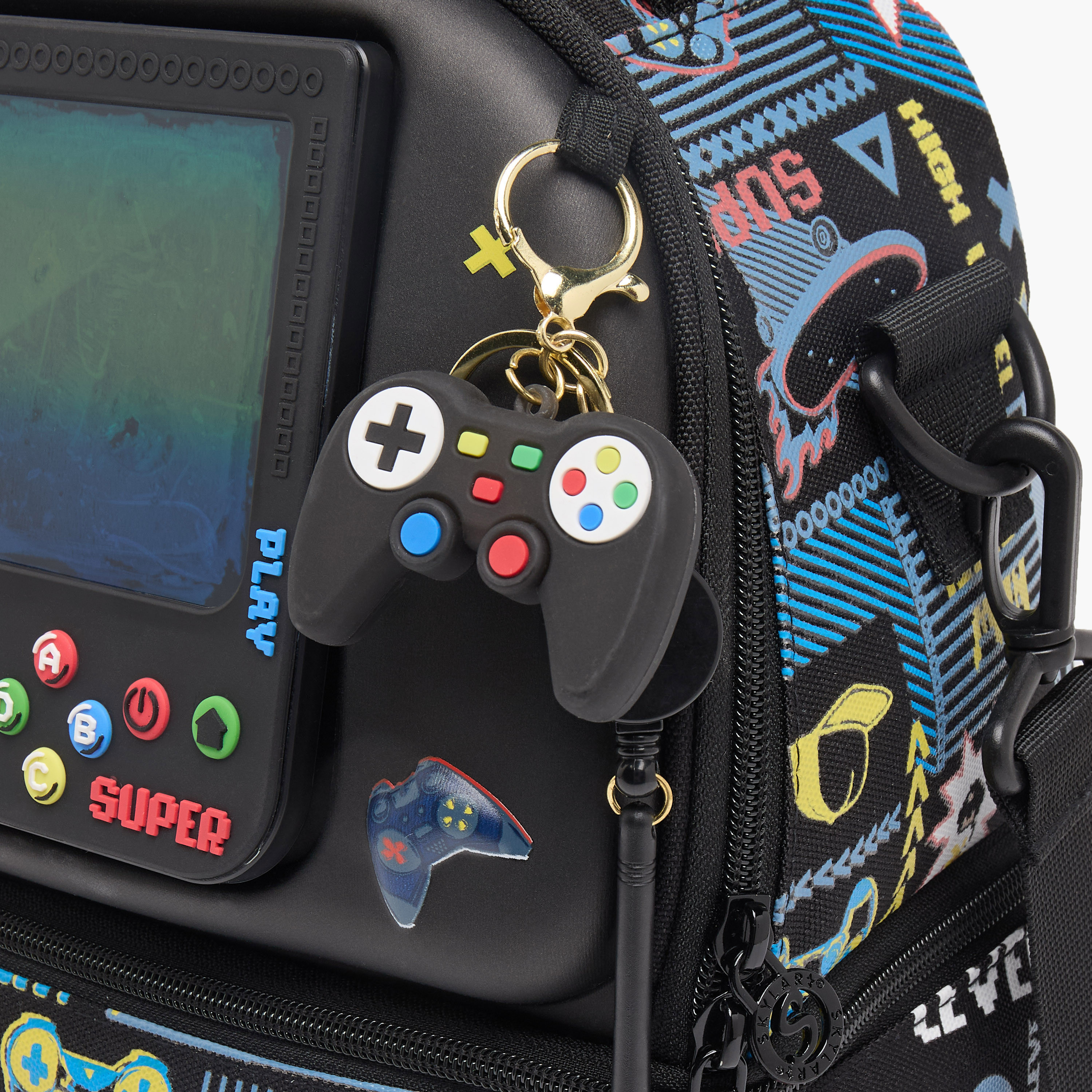 Skylar Gaming Print Lunch Bag for Boys 5-8 Years with Insulation Design-school-lunchessentials-lunchbags-image-4