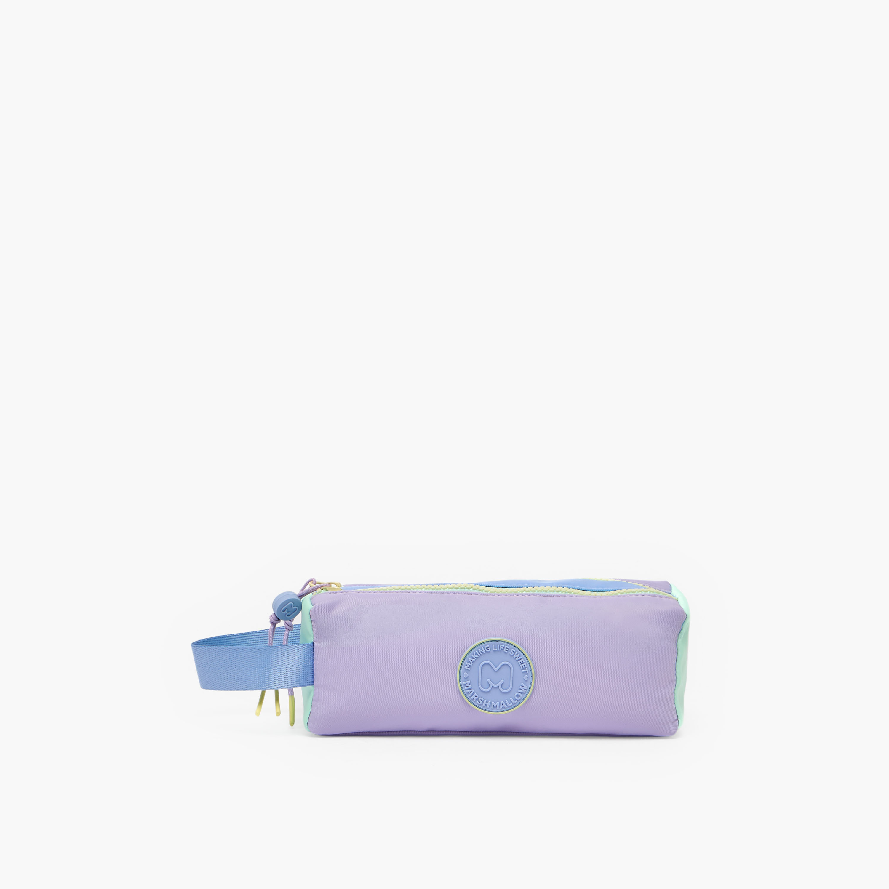 MARSHMALLOW Solid Pencil Pouch with 2 Compartments-school-stationery-pencilcases-image-1