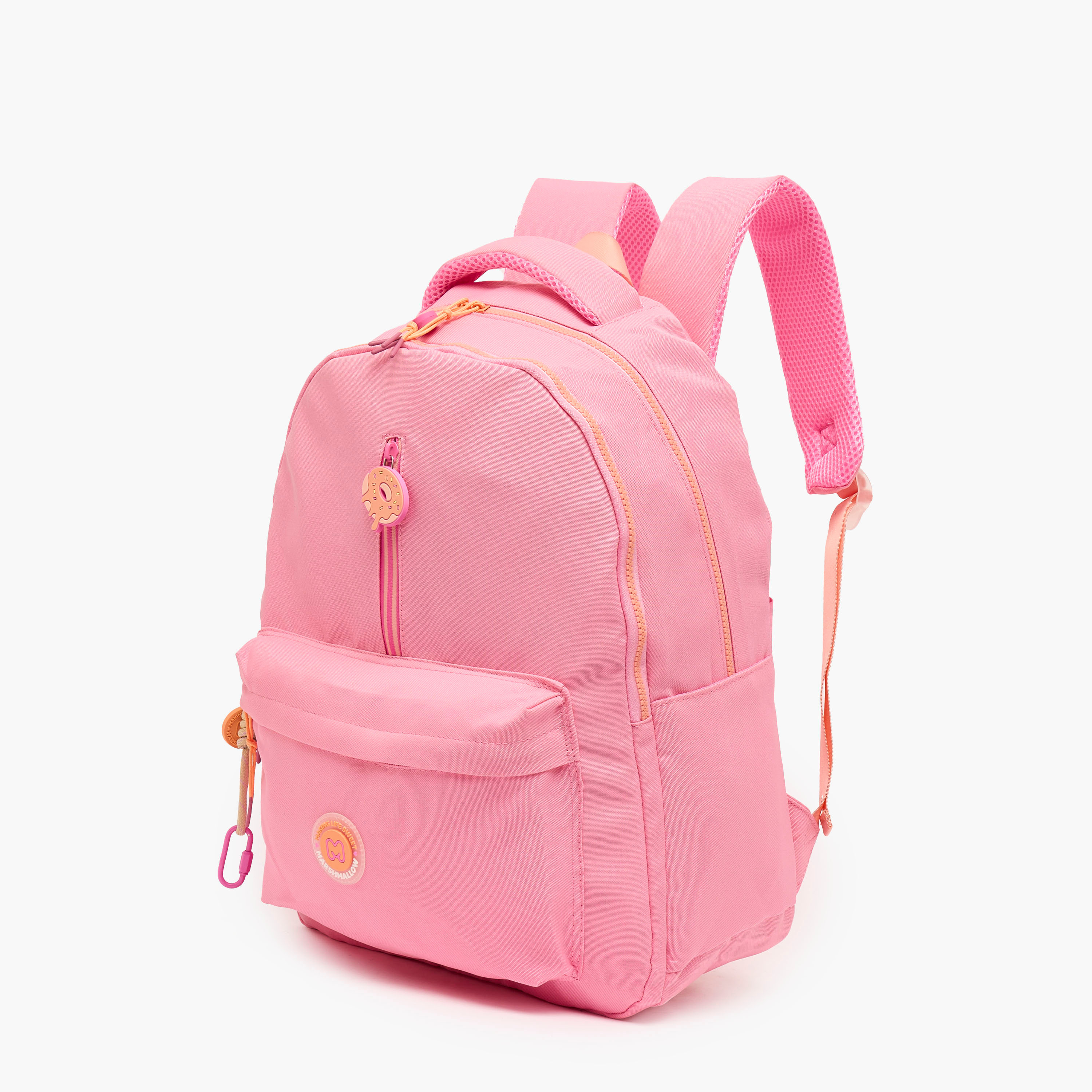 شنطة ظهر سادة بأحزمة كتف قابلة للتعديل للبنات بعمر 8-13 سنة من مارشميلو - 17 بوصة-school-bagsandbackpacks-backpacks-image-7