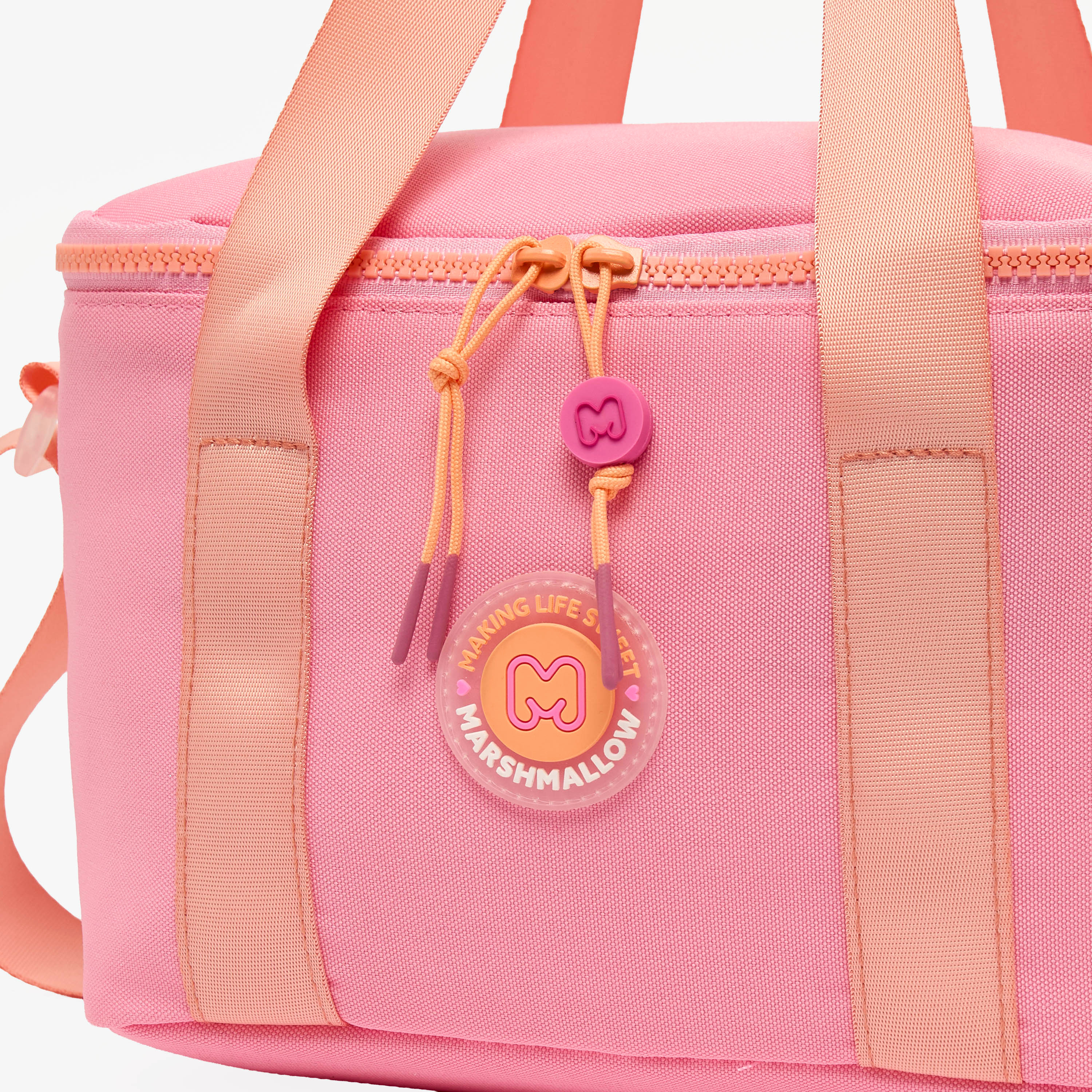 MARSHMALLOW Solid Lunch Bag for Girls 8-13 Years with Adjustable Strap-school-lunchessentials-lunchbags-image-3