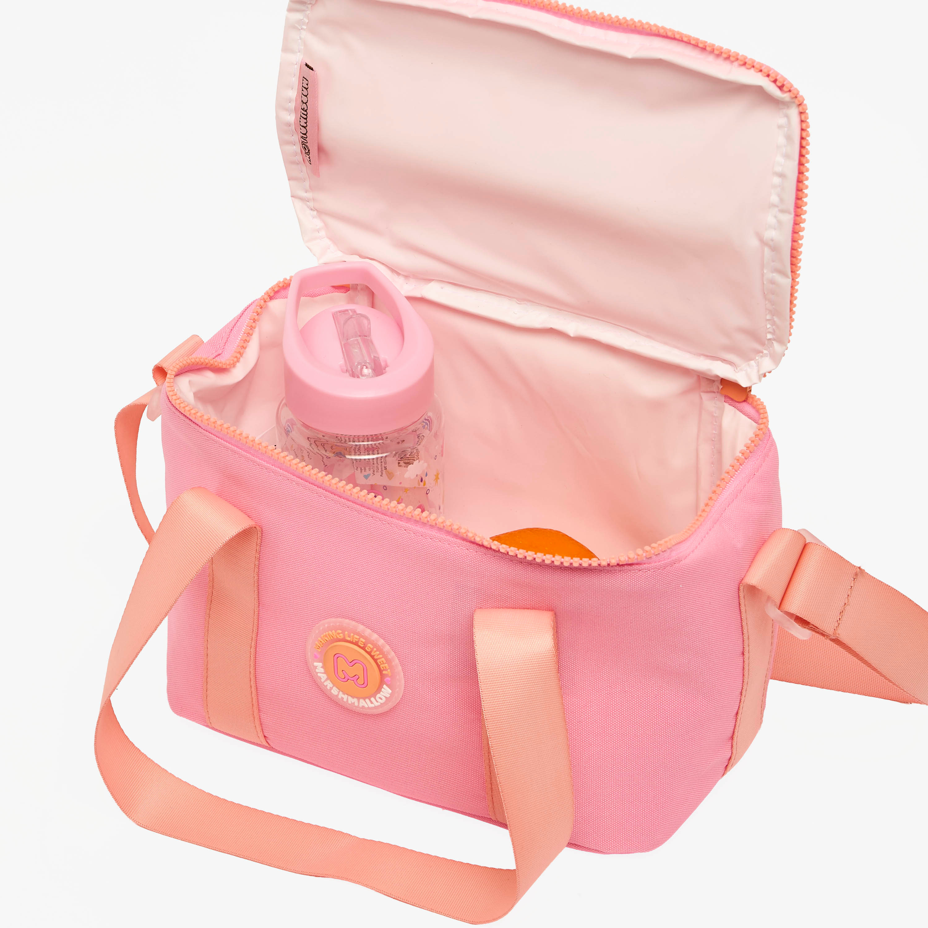 MARSHMALLOW Solid Lunch Bag for Girls 8-13 Years with Adjustable Strap-school-lunchessentials-lunchbags-image-5