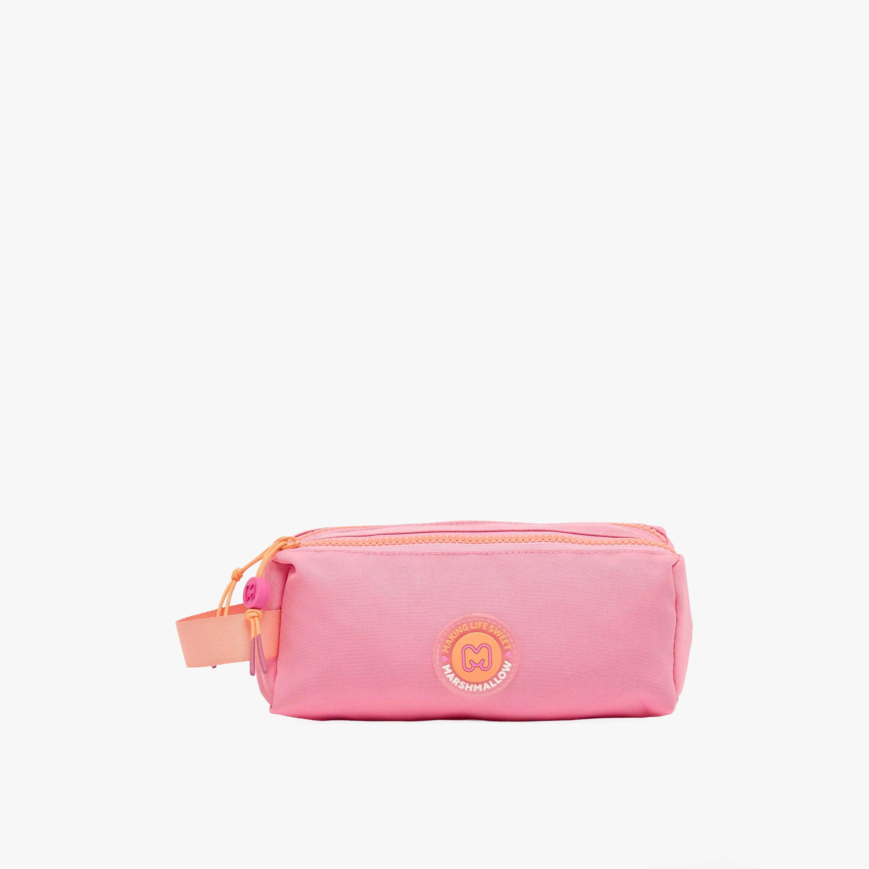 MARSHMALLOW Solid Pencil Pouch with 2 Compartments-school-stationery-pencilcases-image-1